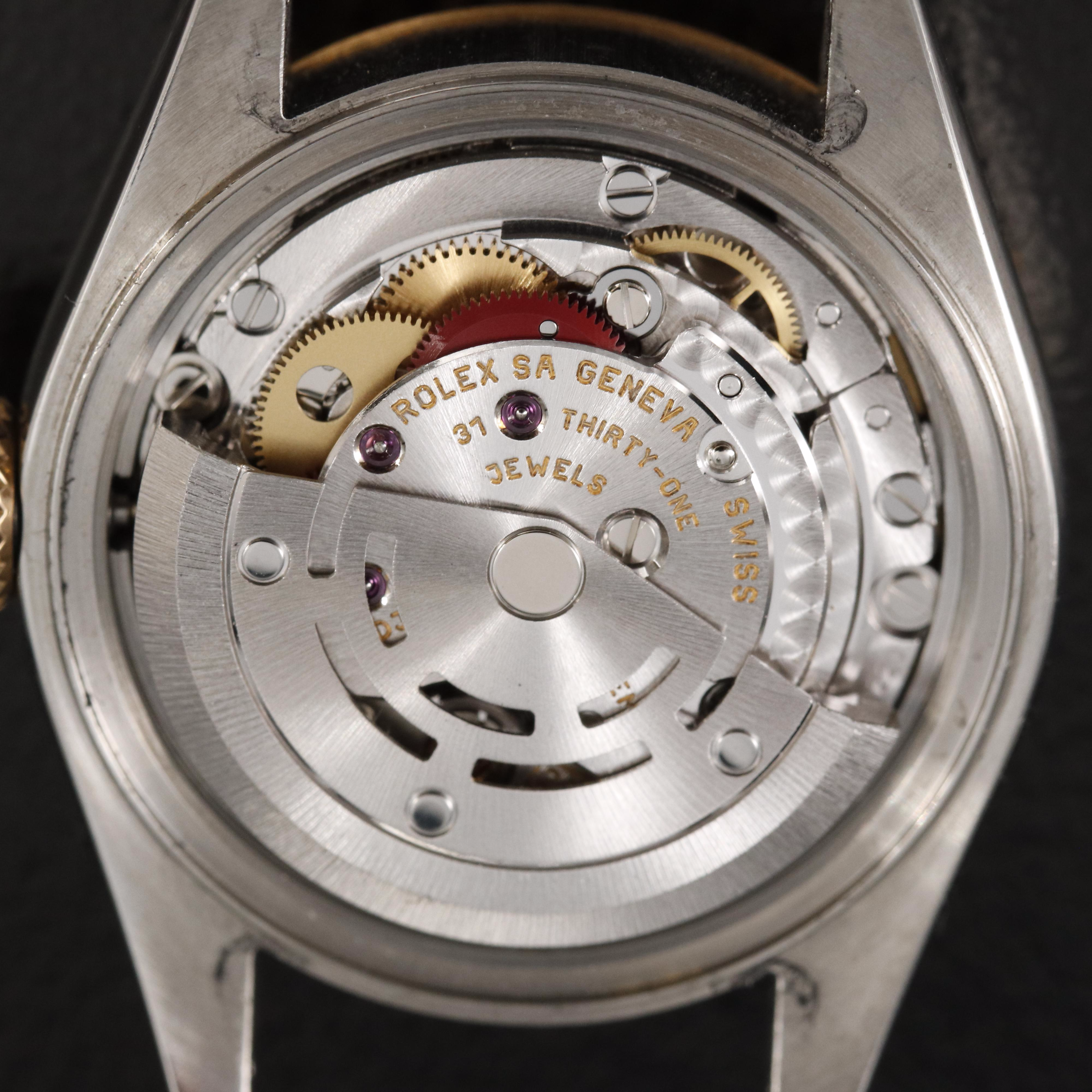 2002 - 2004 Rolex Datejust Champagne Factory Diamond Dial Watch