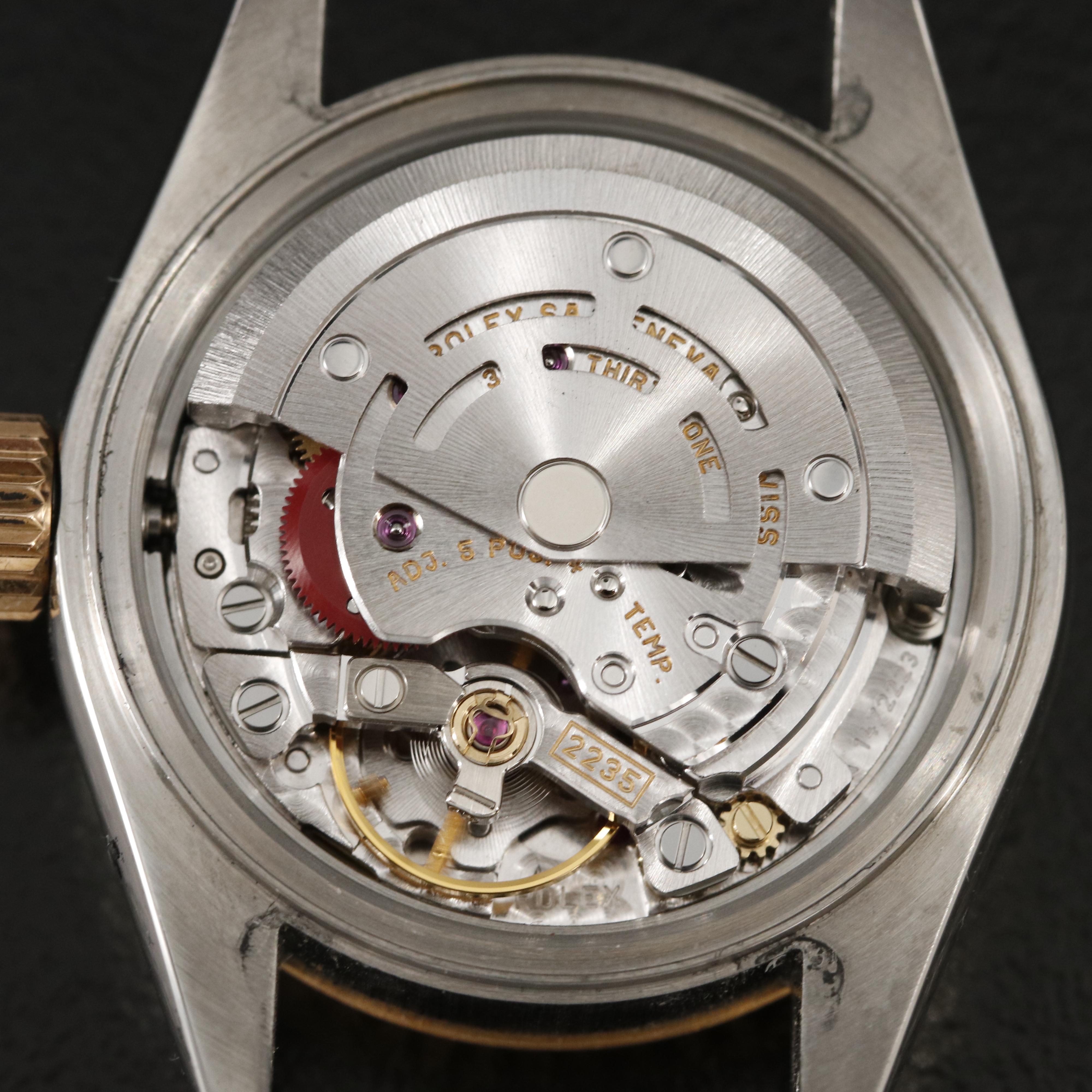 2002 - 2004 Rolex Datejust Champagne Factory Diamond Dial Watch