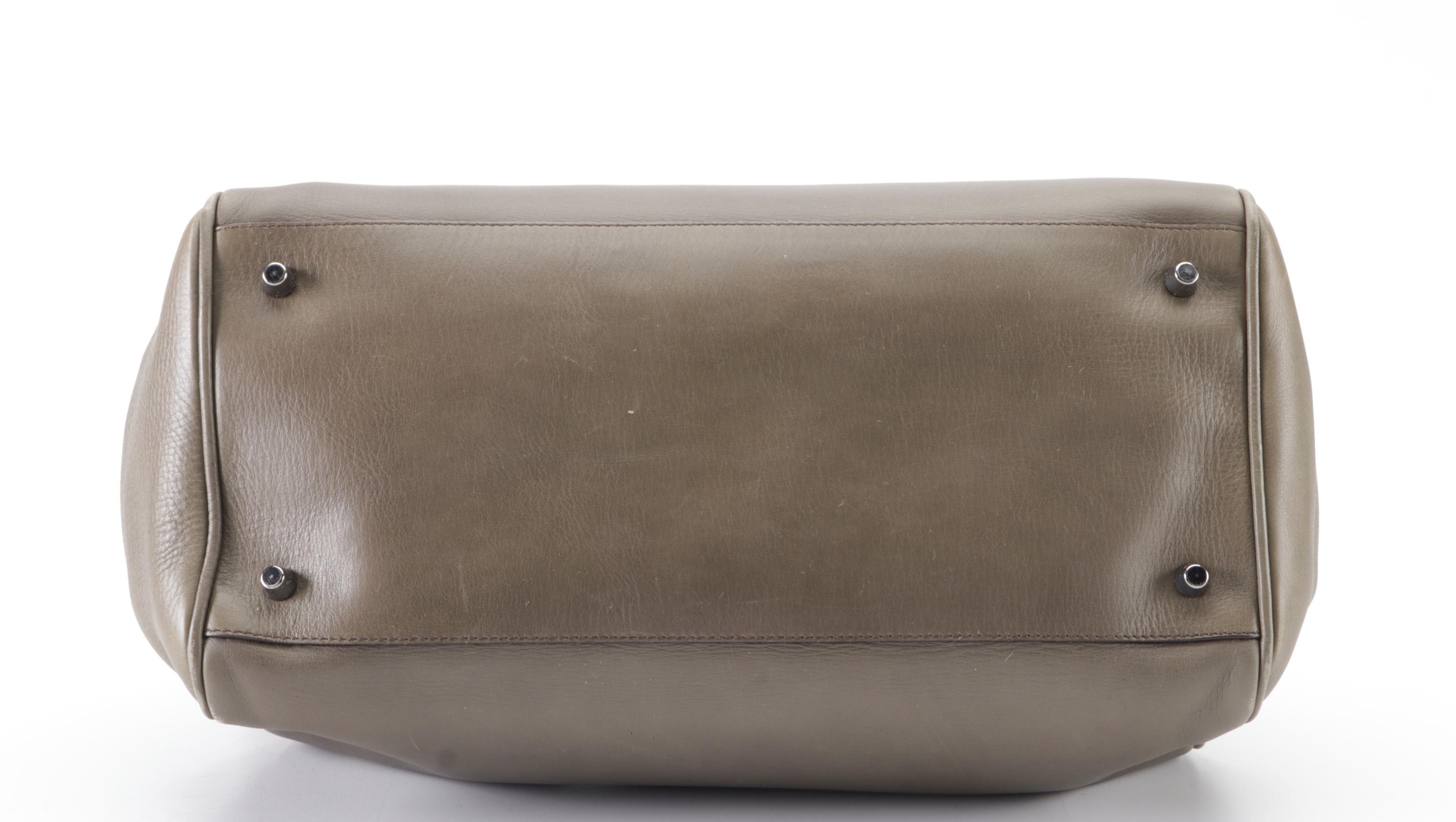 Prada Buckle Doctor's Bag in Smooth Calfskin