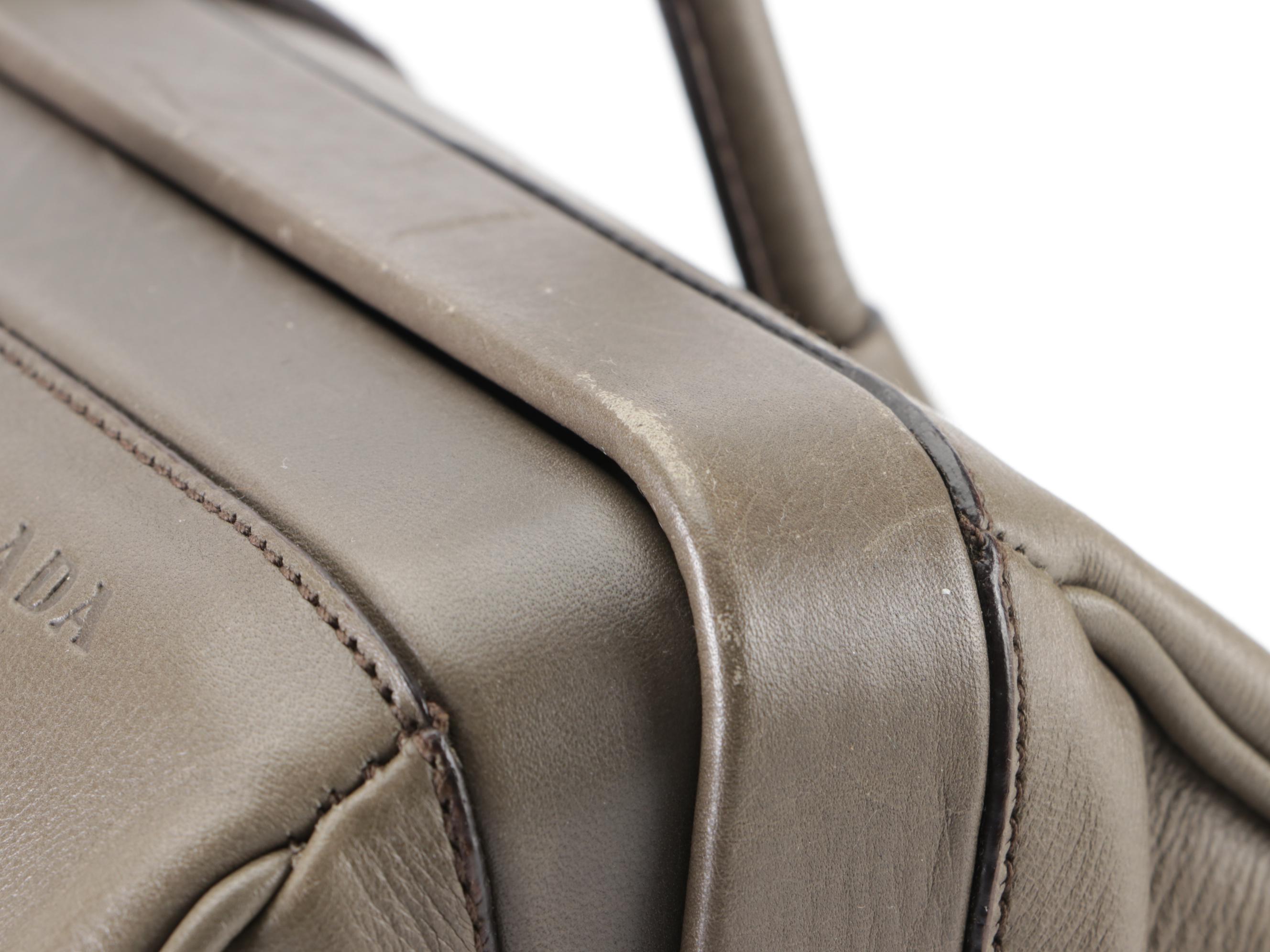 Prada Buckle Doctor's Bag in Smooth Calfskin