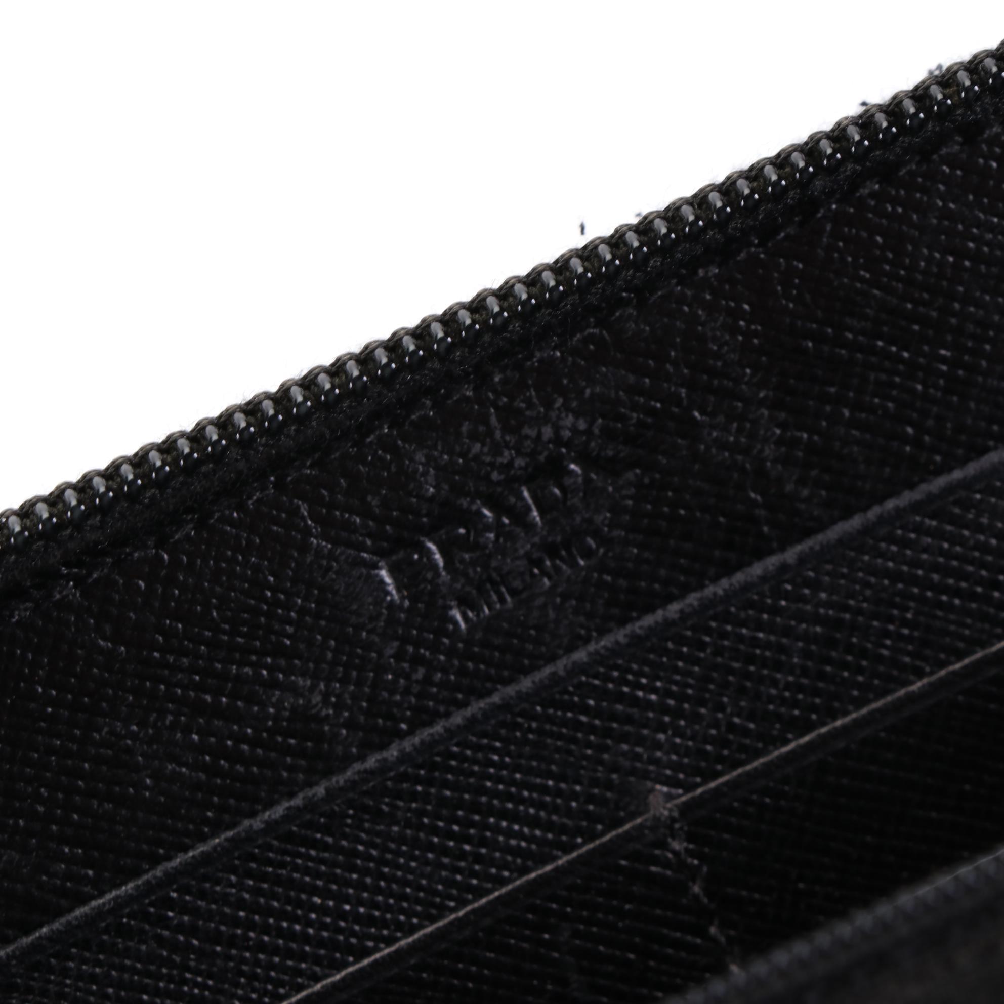 Prada Tessuto Zip-Around Wallet in Black Nylon