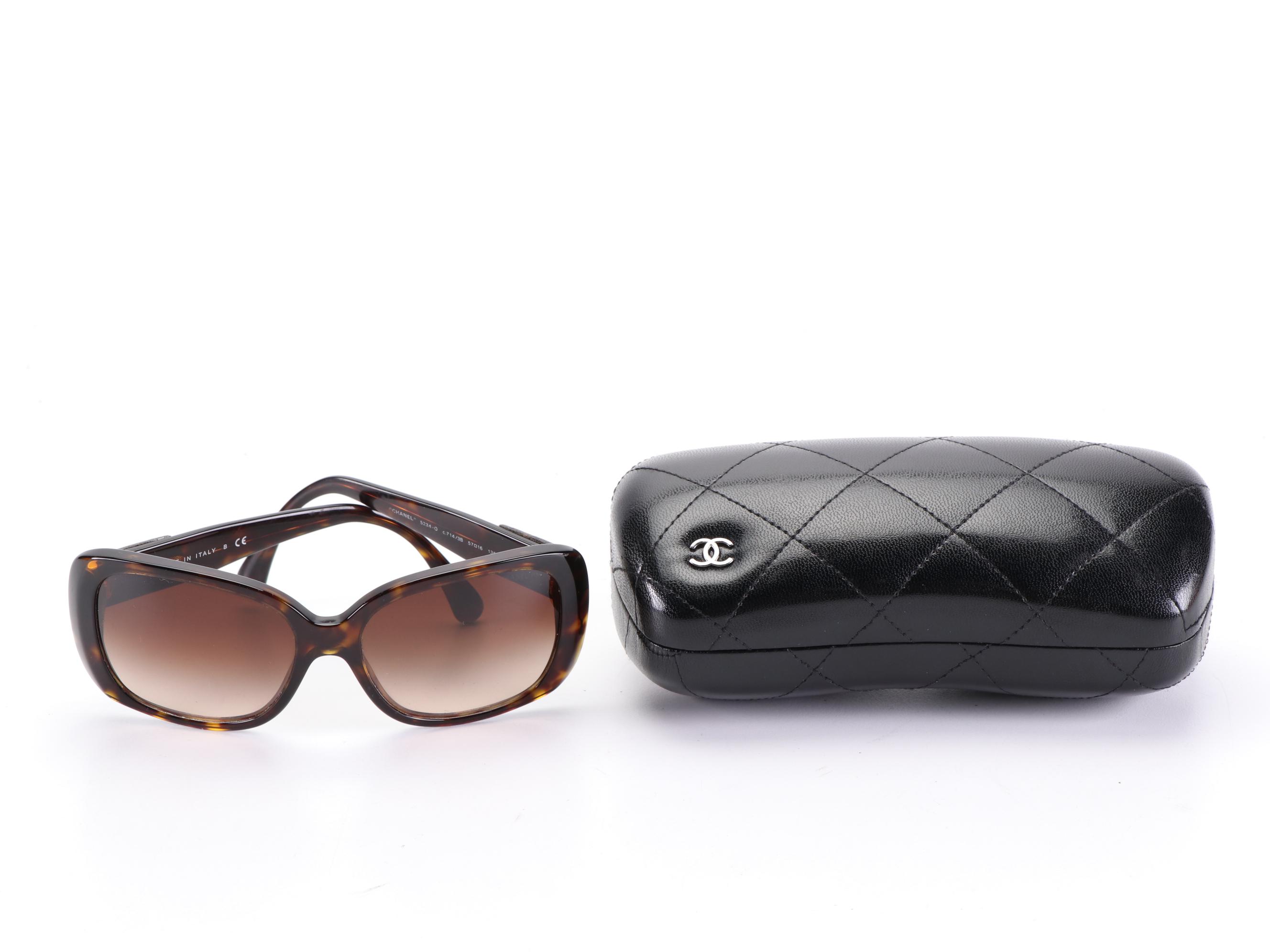 Chanel CC 5234-Q Square Sunglasses with Case