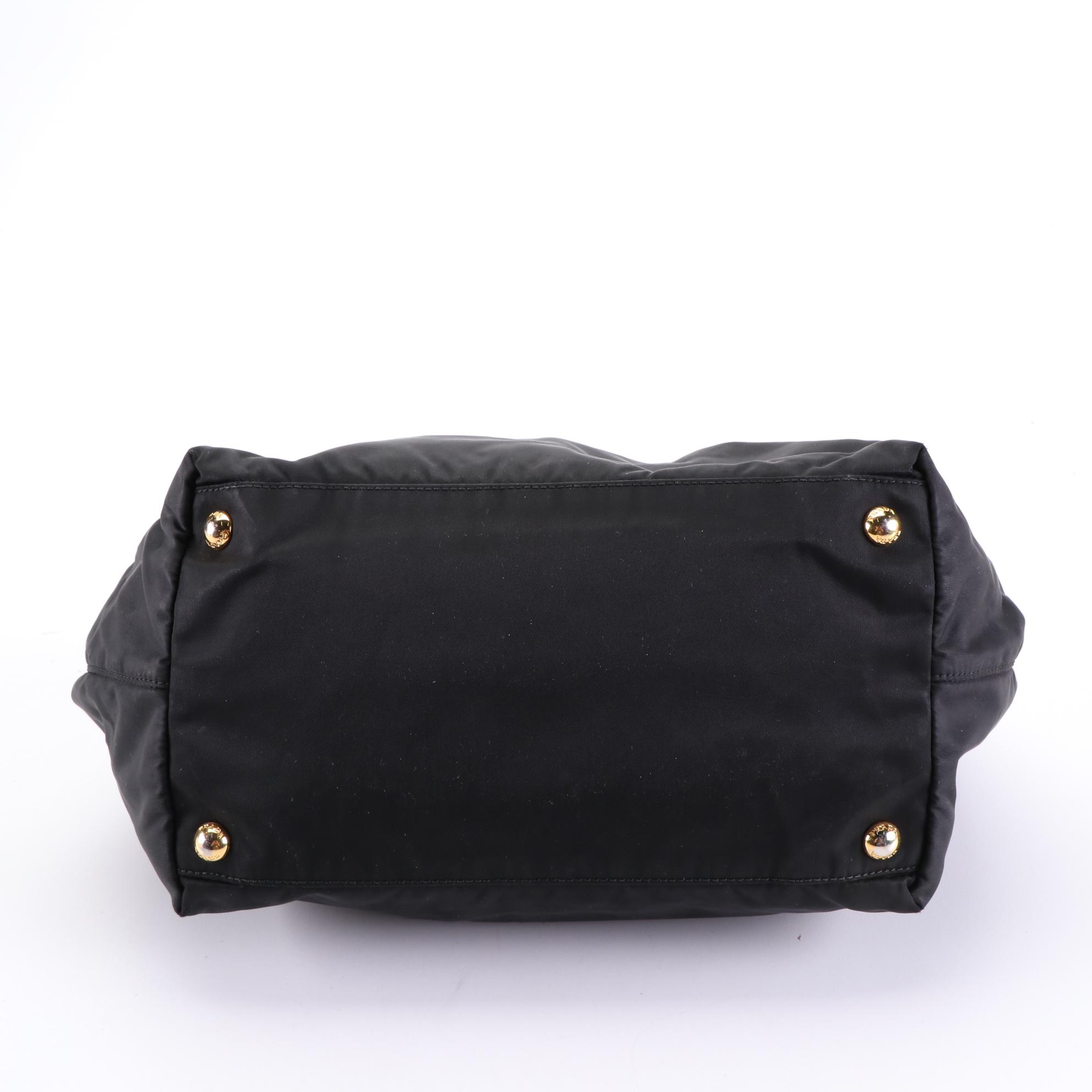 Prada Bow Bag in Tessuto Fiocco Nylon and Leather