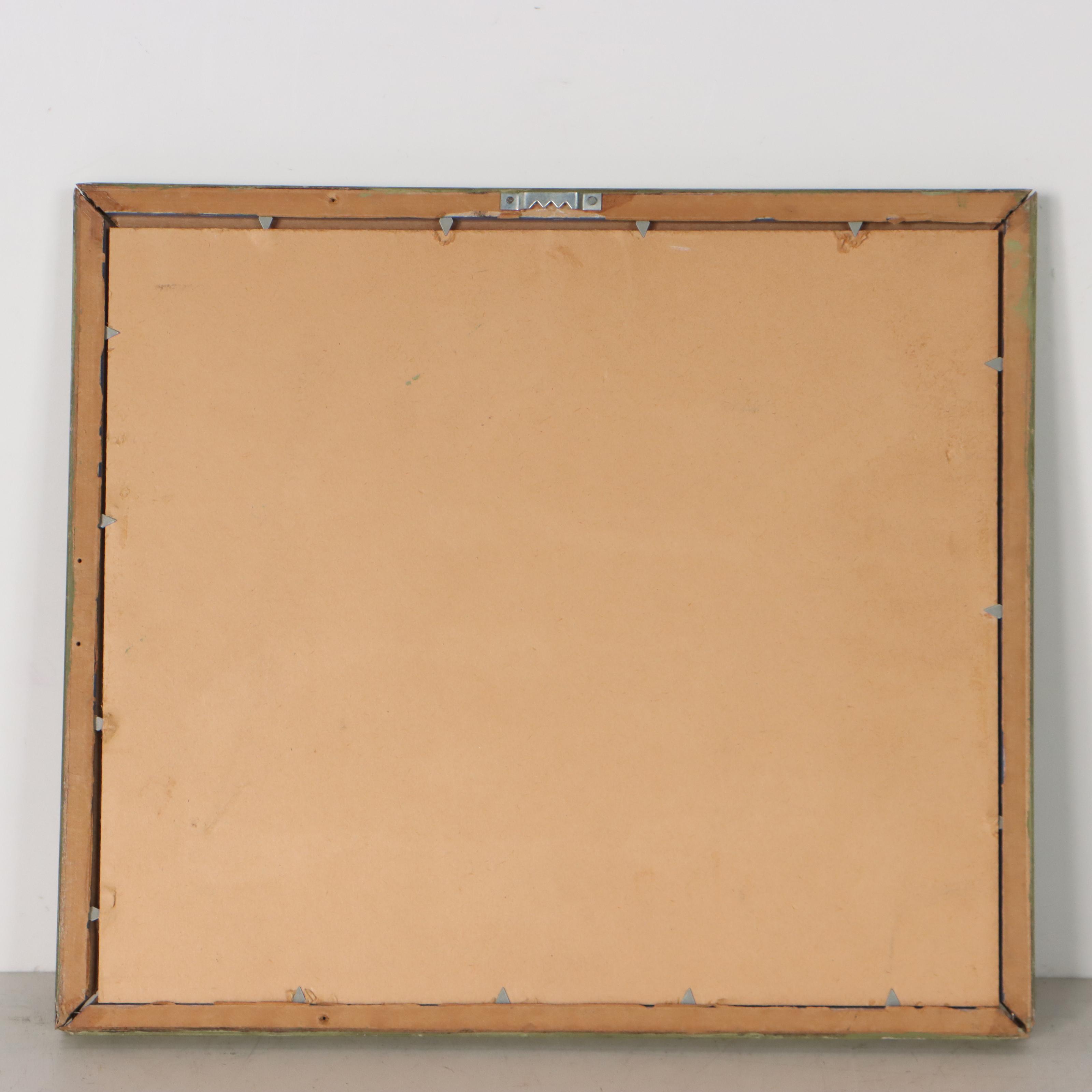 Watercolor Painting of Harbor Scene