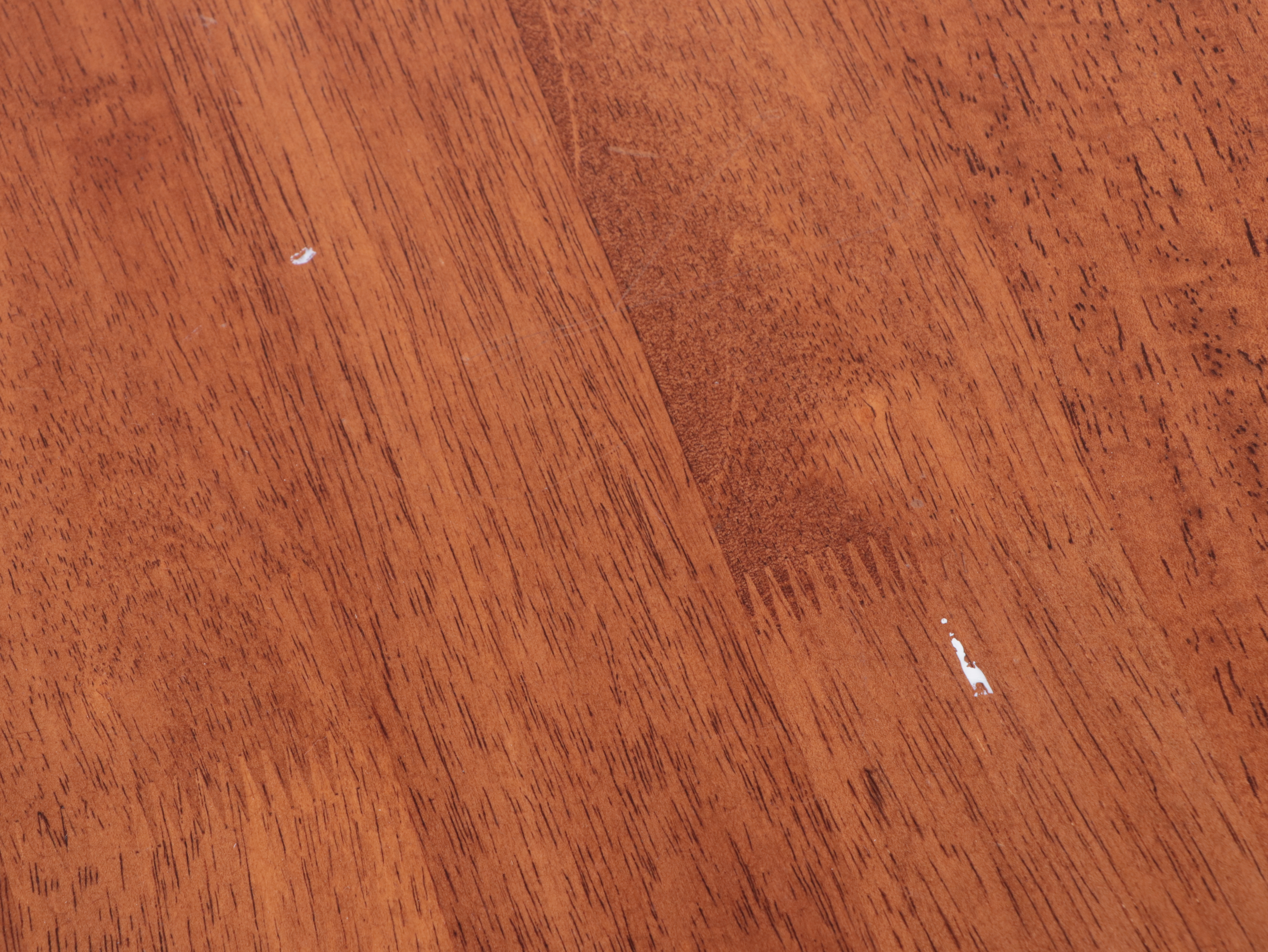 Colonial Style Acacia Pedestal Dining Table with Four Oak Arrow-Back Chairs