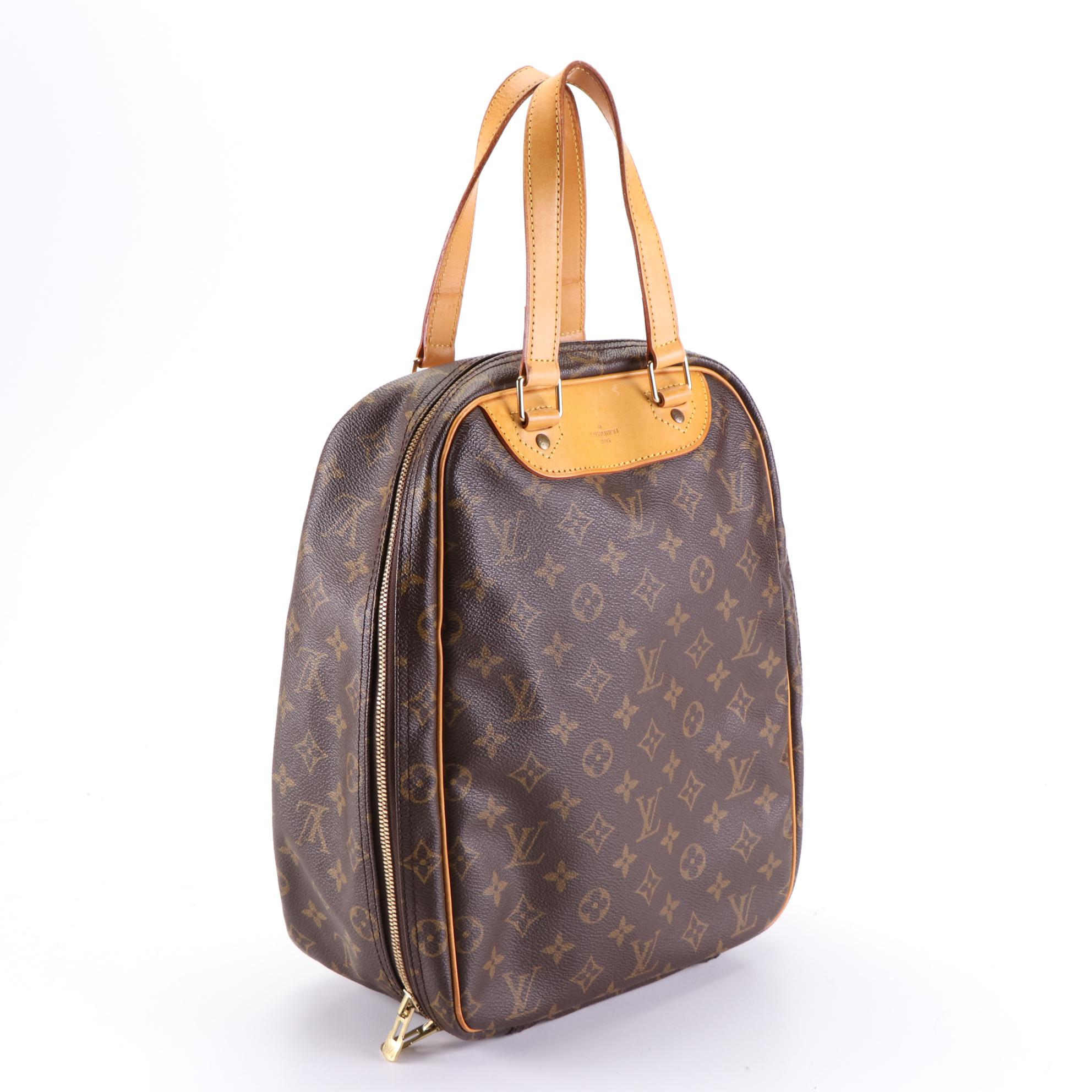 Louis Vuitton Excursion Shoe Bag in Monogram Canvas and Vachetta Leather