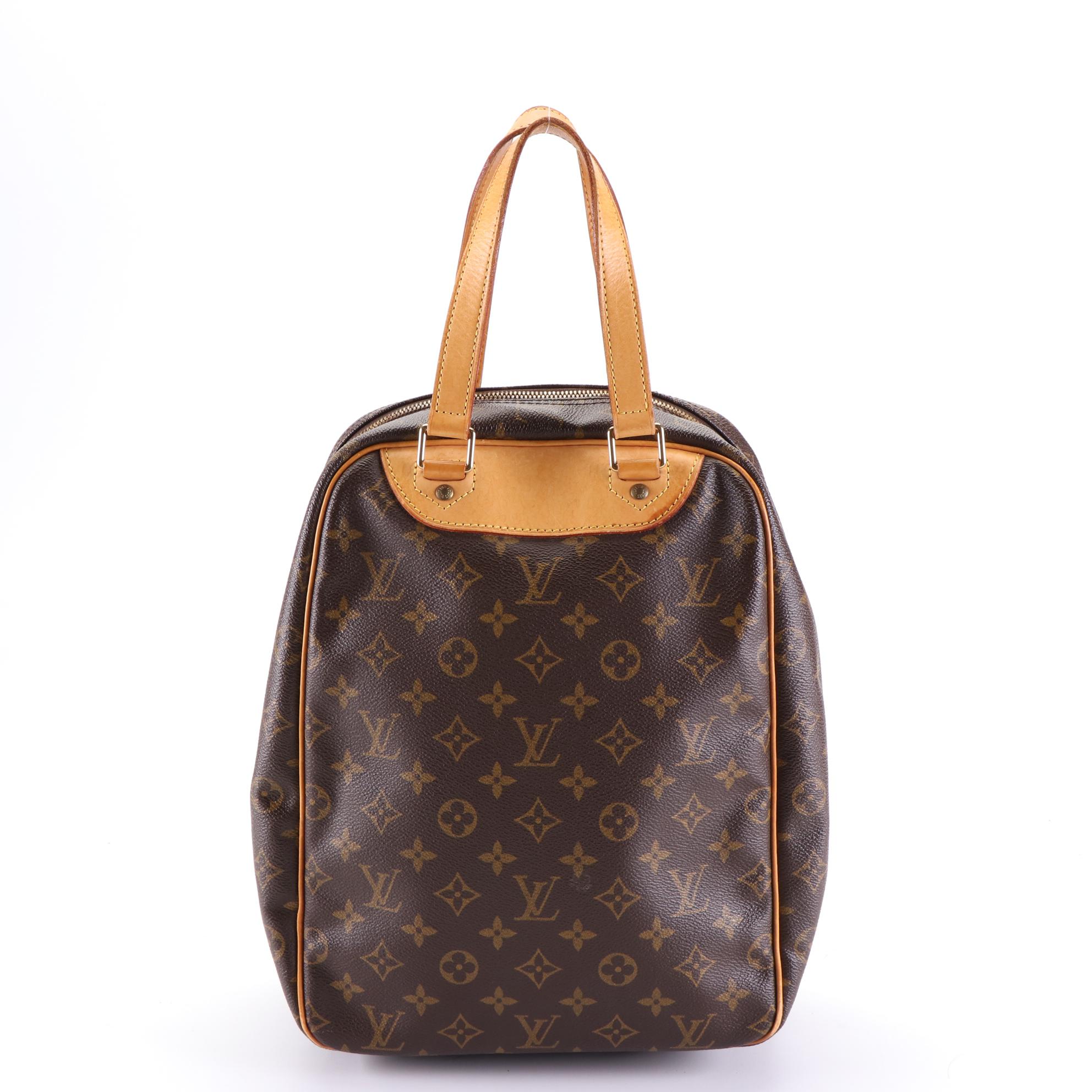 Louis Vuitton Excursion Shoe Bag in Monogram Canvas and Vachetta Leather