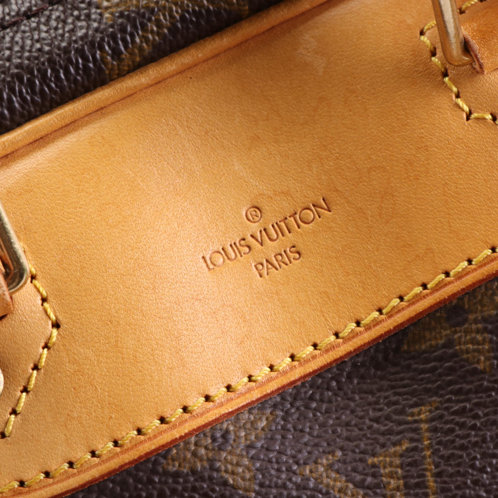 Louis Vuitton Excursion Shoe Bag in Monogram Canvas and Vachetta Leather