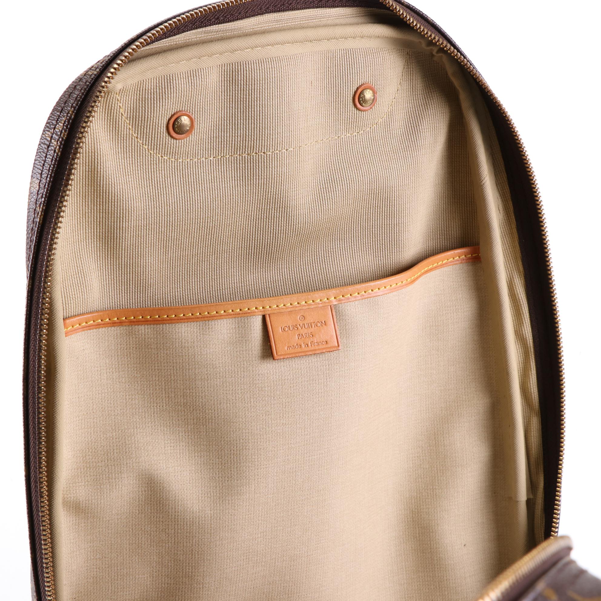 Louis Vuitton Excursion Shoe Bag in Monogram Canvas and Vachetta Leather