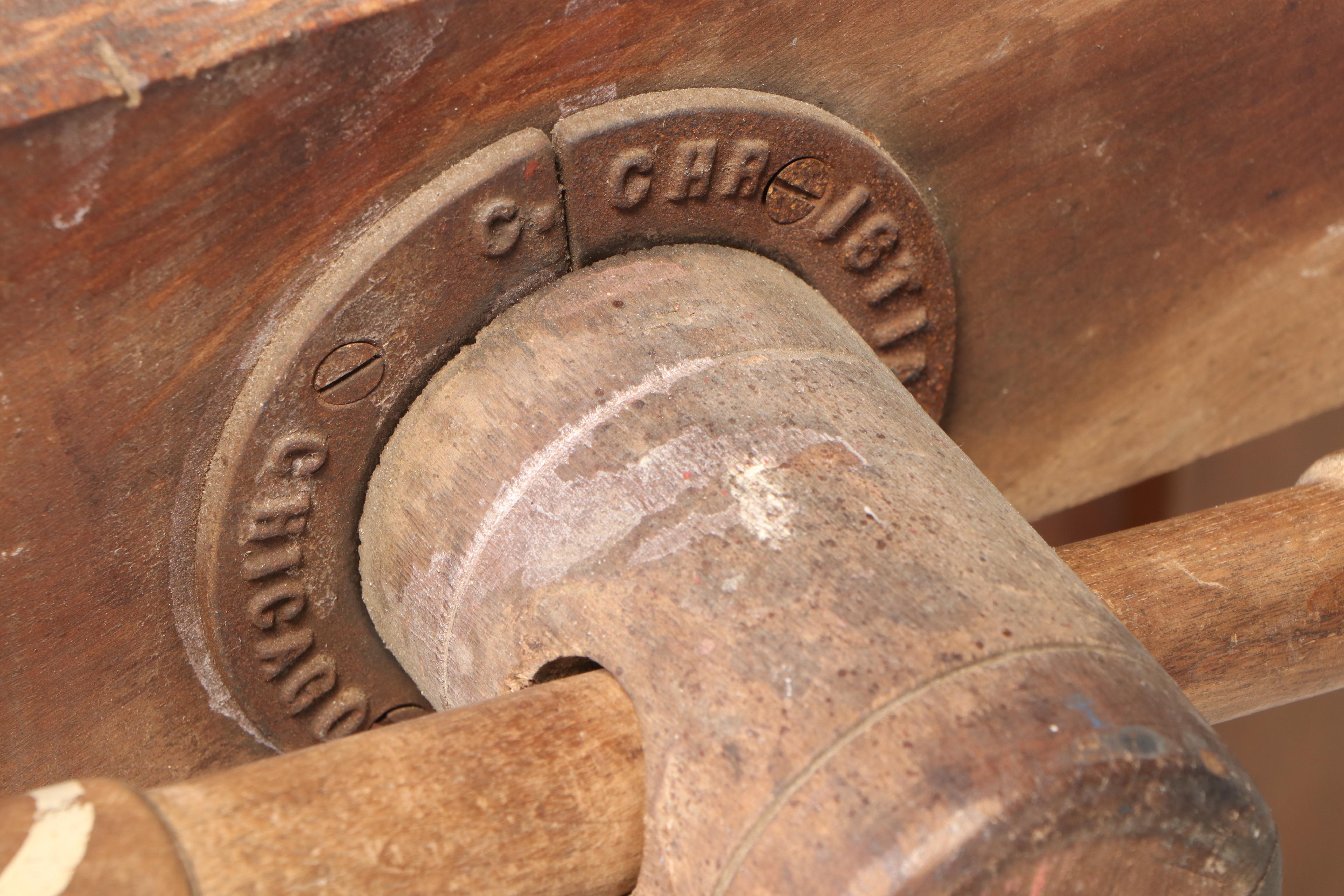 Maple Work Bench with Clamps, Drawers and Cabinet