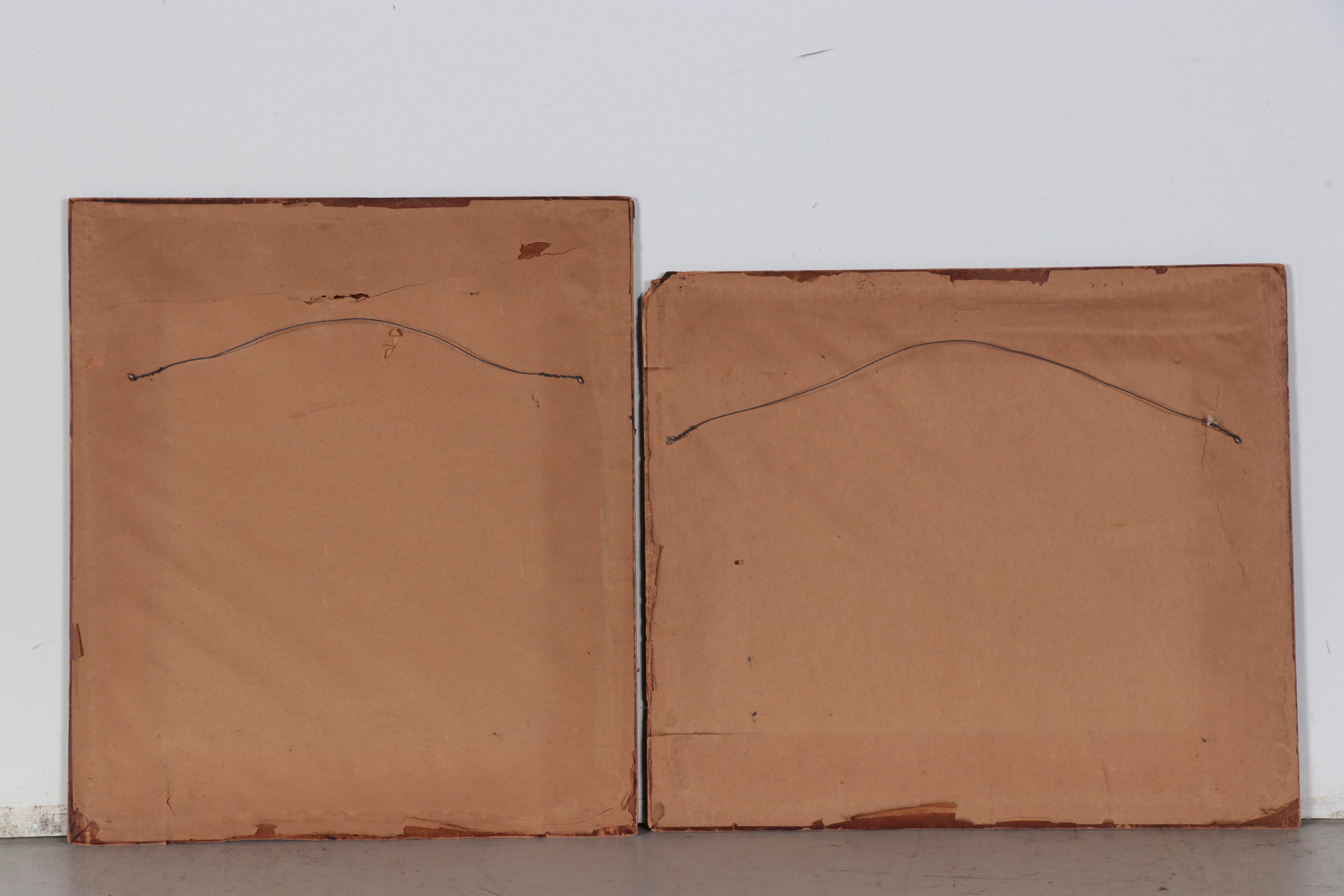 Soewardja Watercolor Paintings of Market Scenes