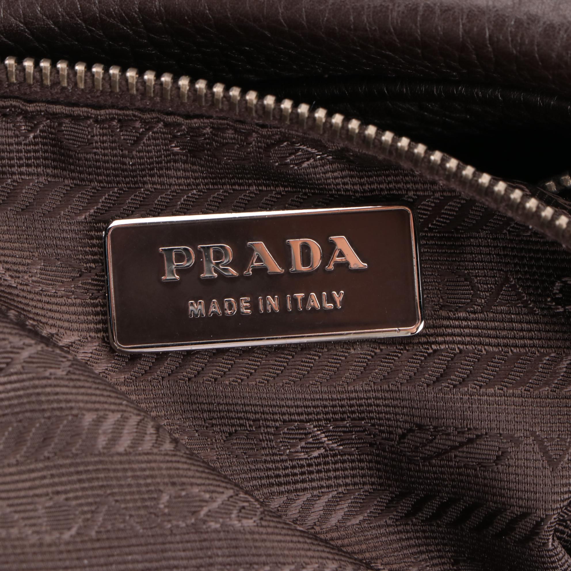 Prada Shoulder Bag in Vitello Daino Leather