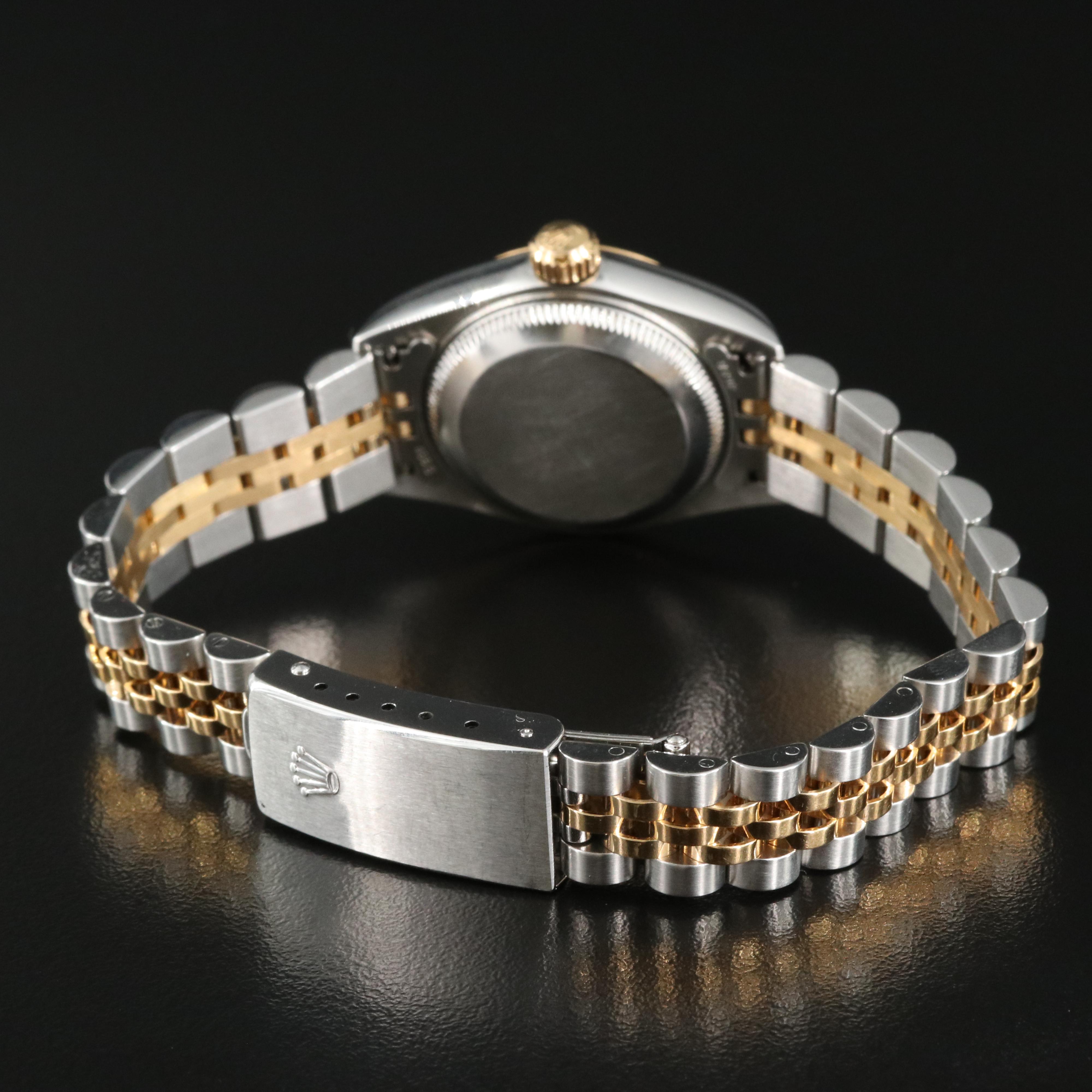 2002 - 2004 Rolex Datejust Champagne Factory Diamond Dial Watch