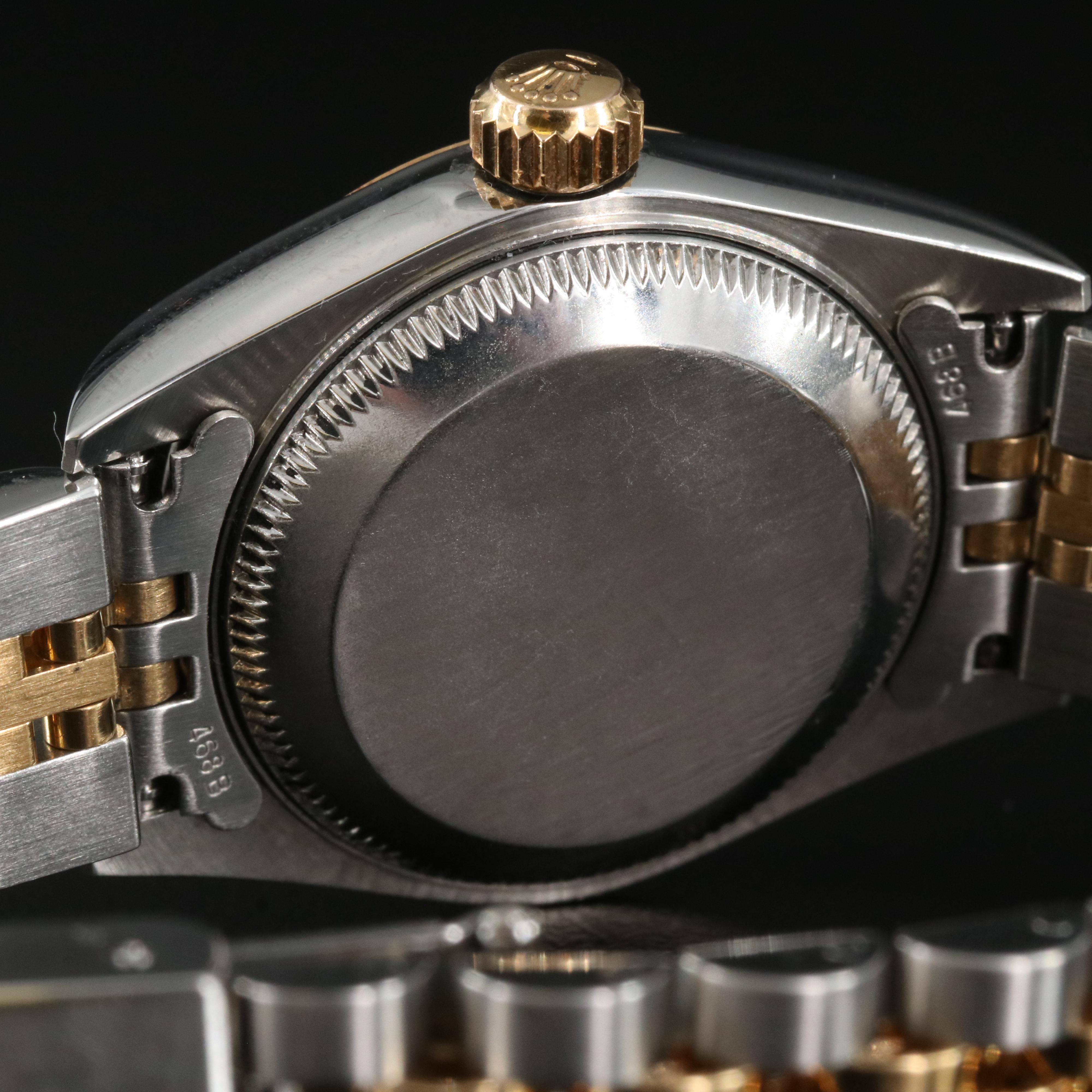 2002 - 2004 Rolex Datejust Champagne Factory Diamond Dial Watch