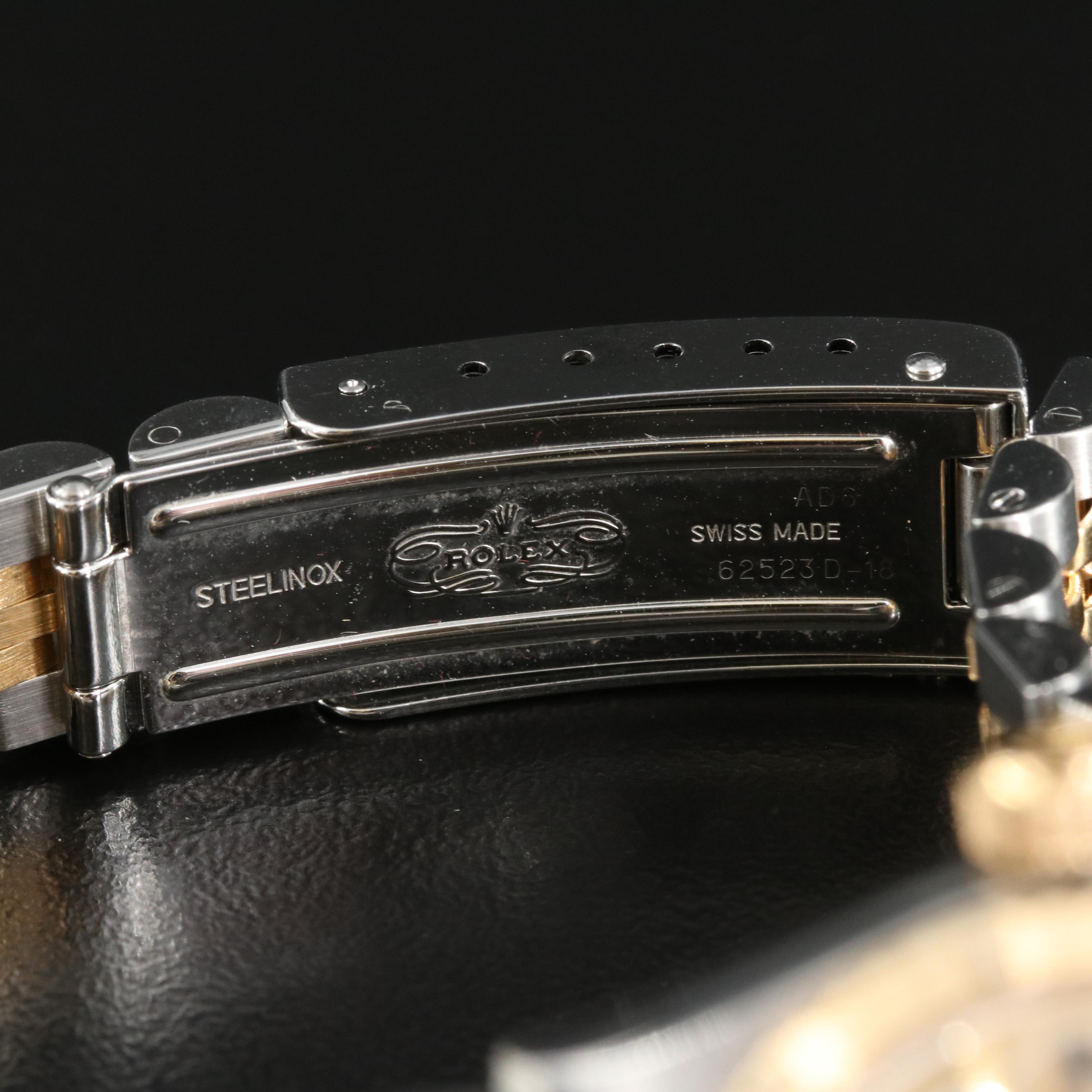 2002 - 2004 Rolex Datejust Champagne Factory Diamond Dial Watch