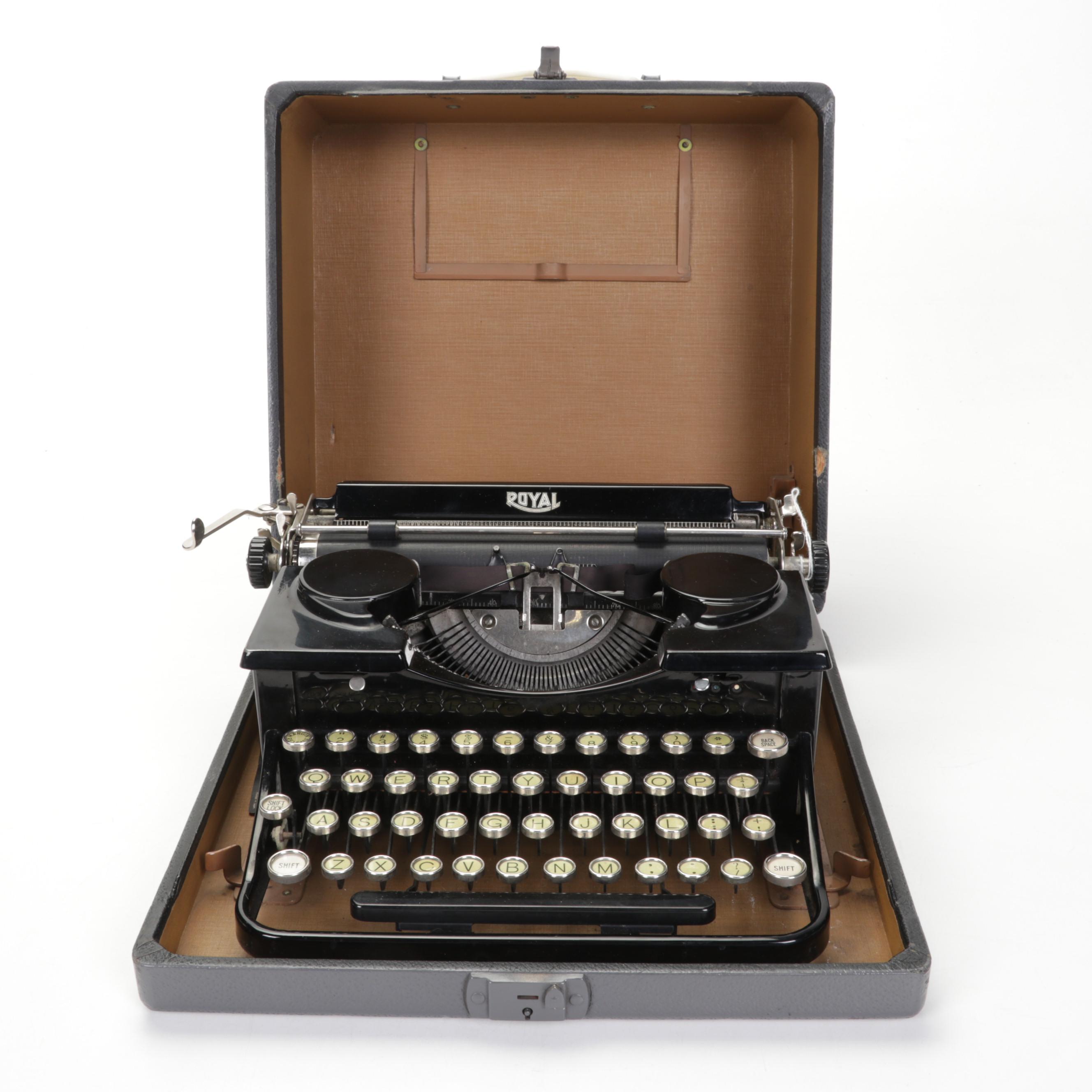 Royal Portable Typewriter, 1930s