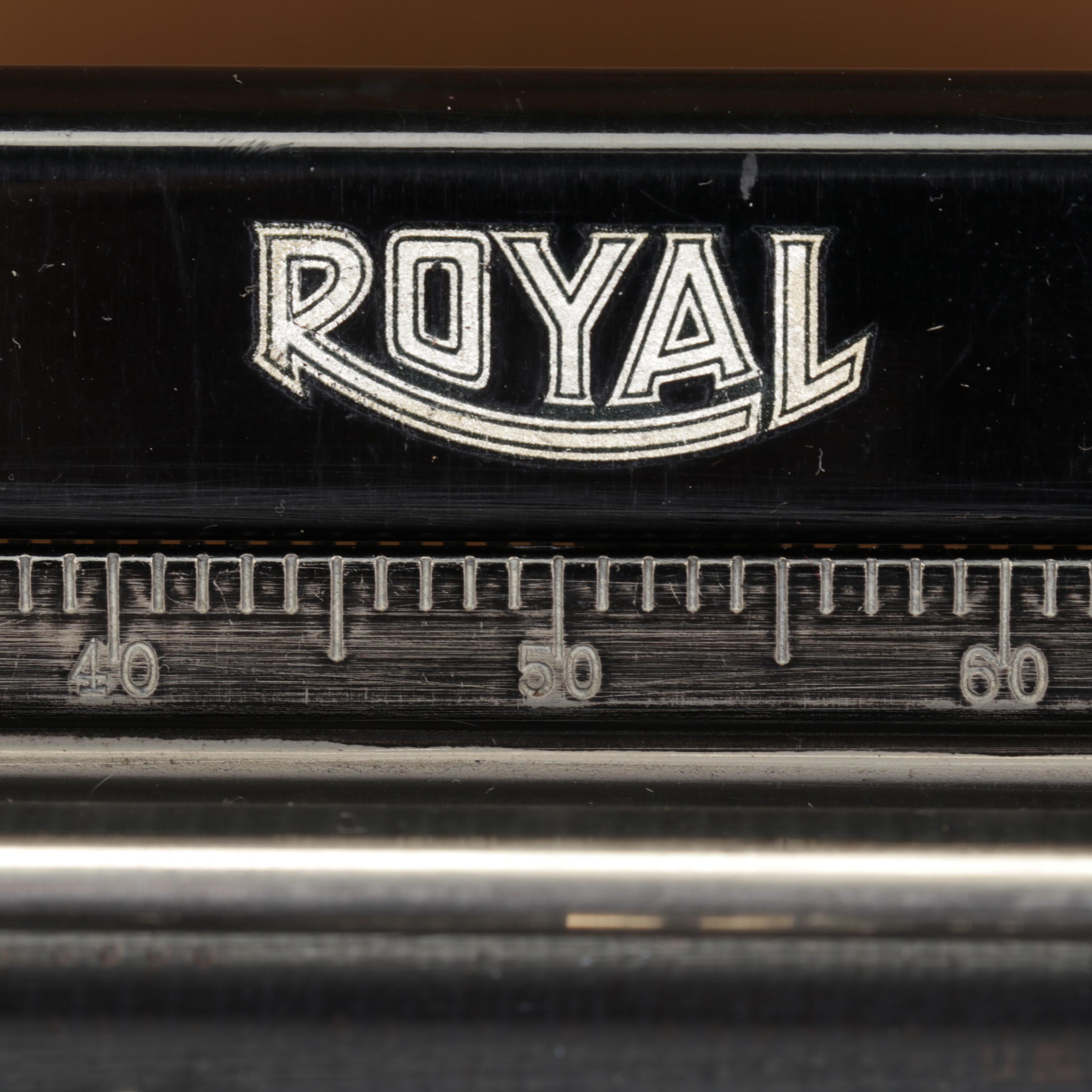 Royal Portable Typewriter, 1930s