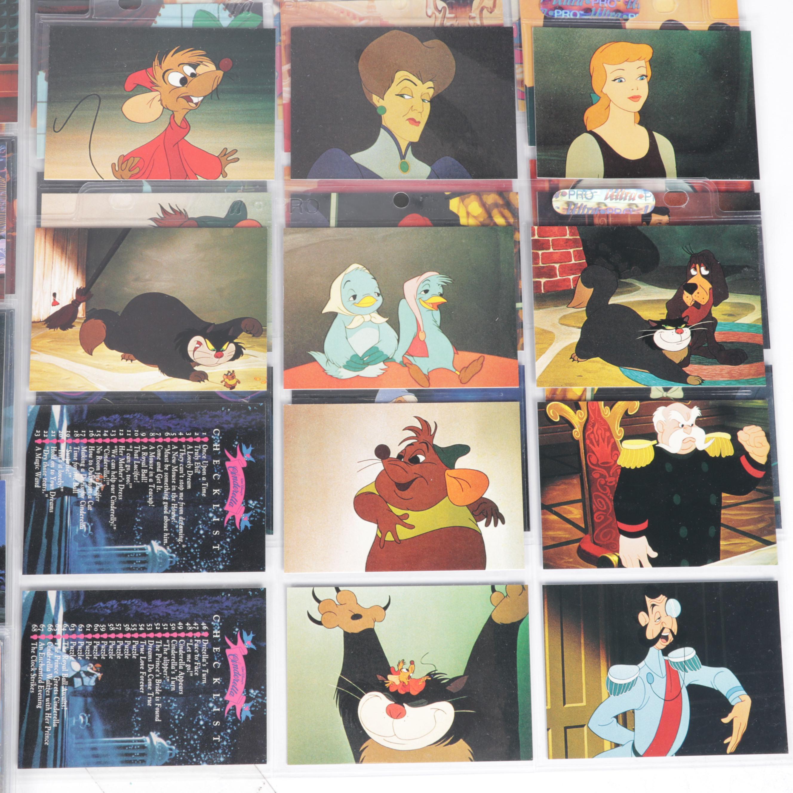 Skybox and Impel Disney Trading Cards Featuring Cinderella and More, 1990s
