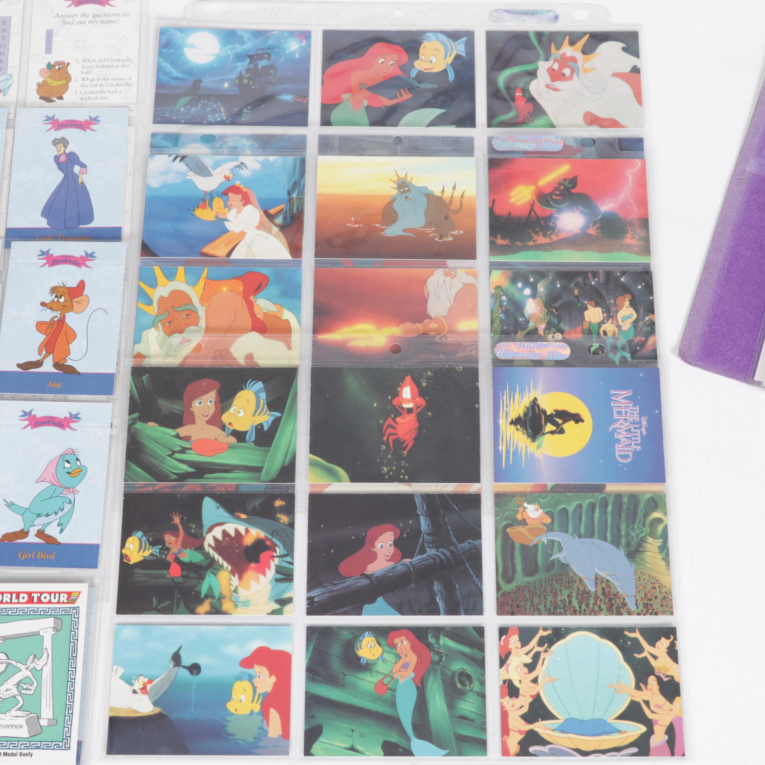 Skybox and Impel Disney Trading Cards Featuring Cinderella and More, 1990s