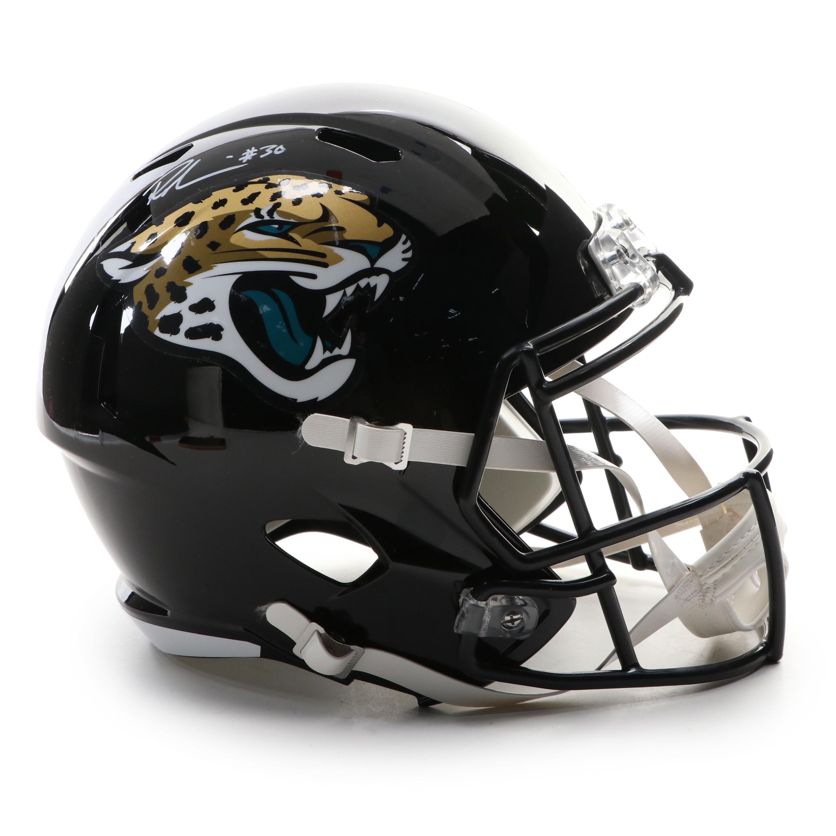 Jacksonville Jaguars James Robinson Signed Replica Full-Sized Football Helmet
