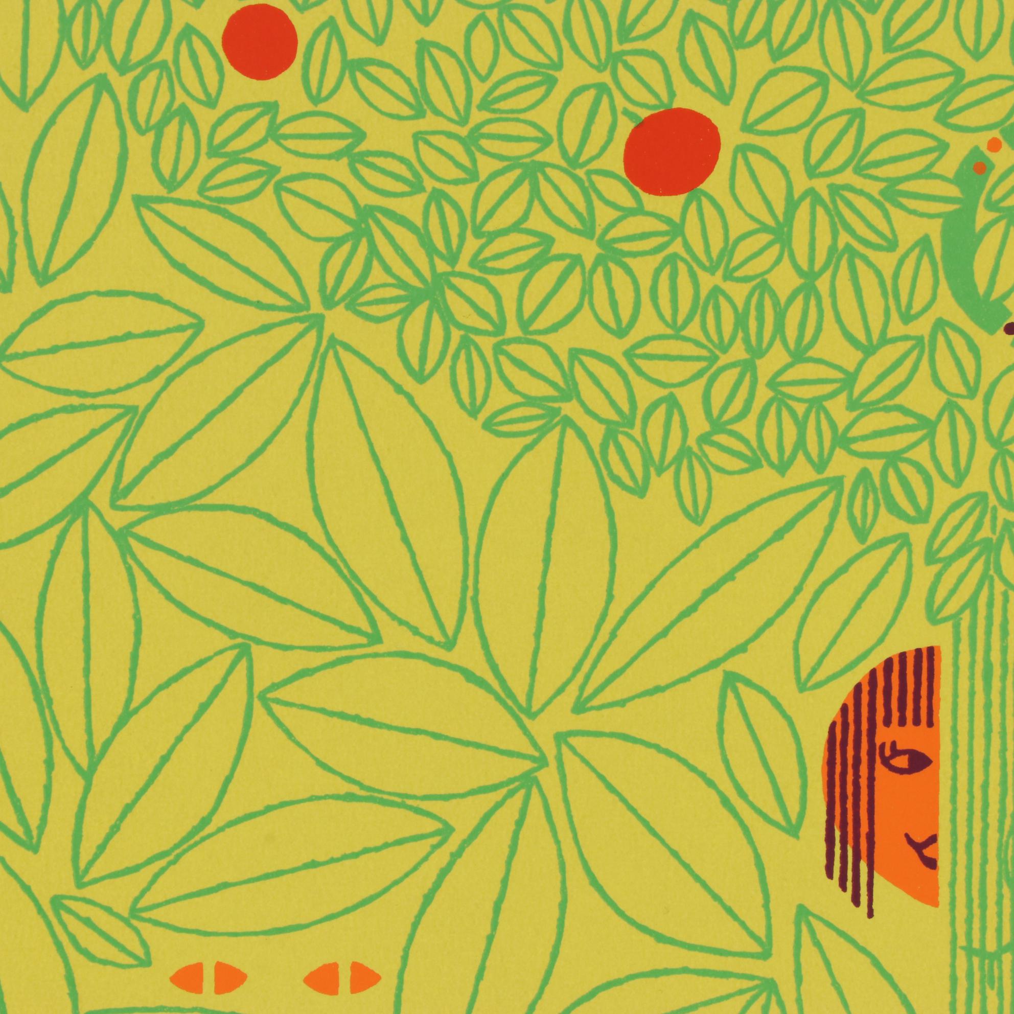 Edie Harper Serigraph "Adam and Ms. Eve," 1978