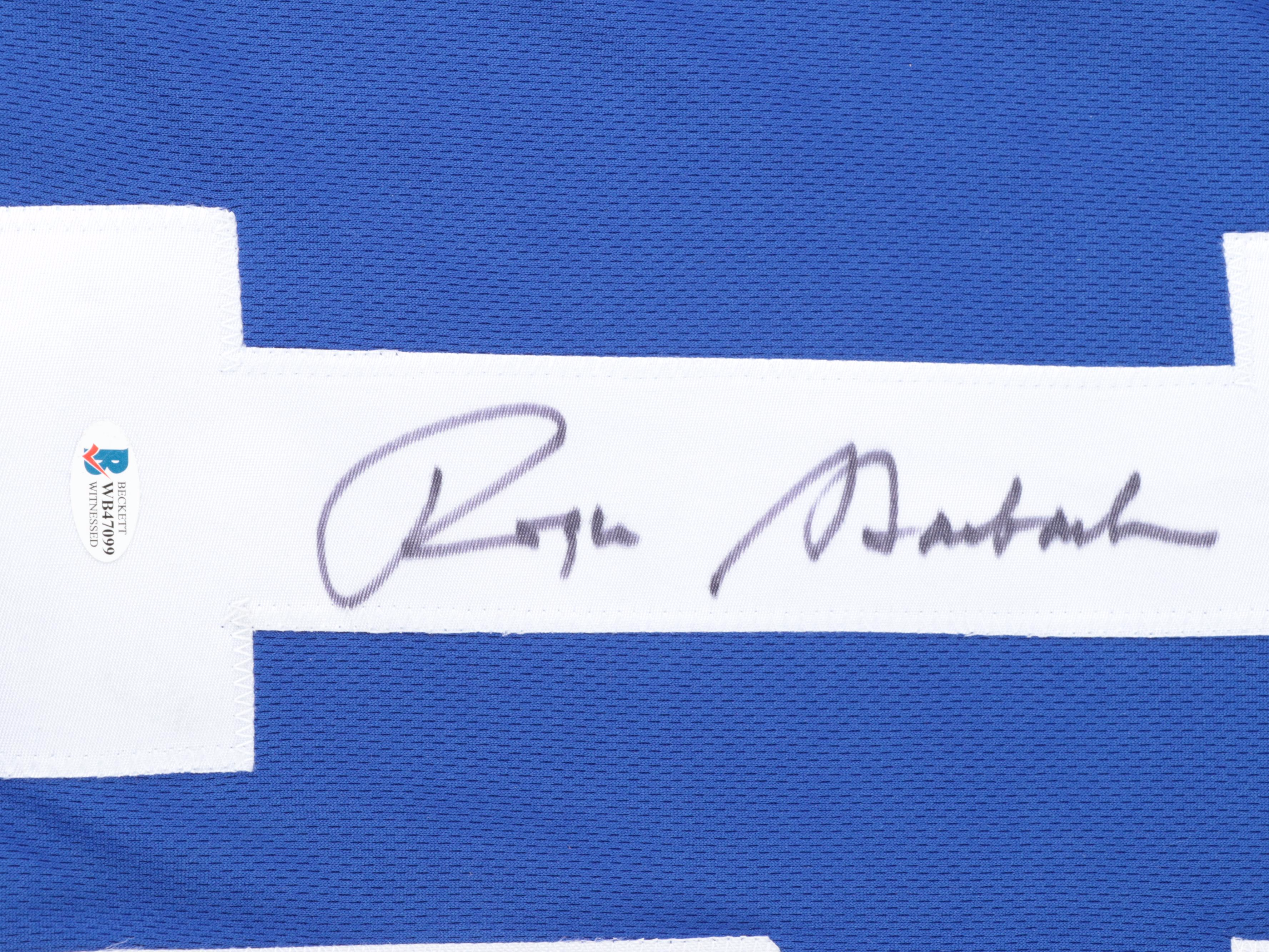 Dallas Cowboys Roger Staubach Signed Football Jersey