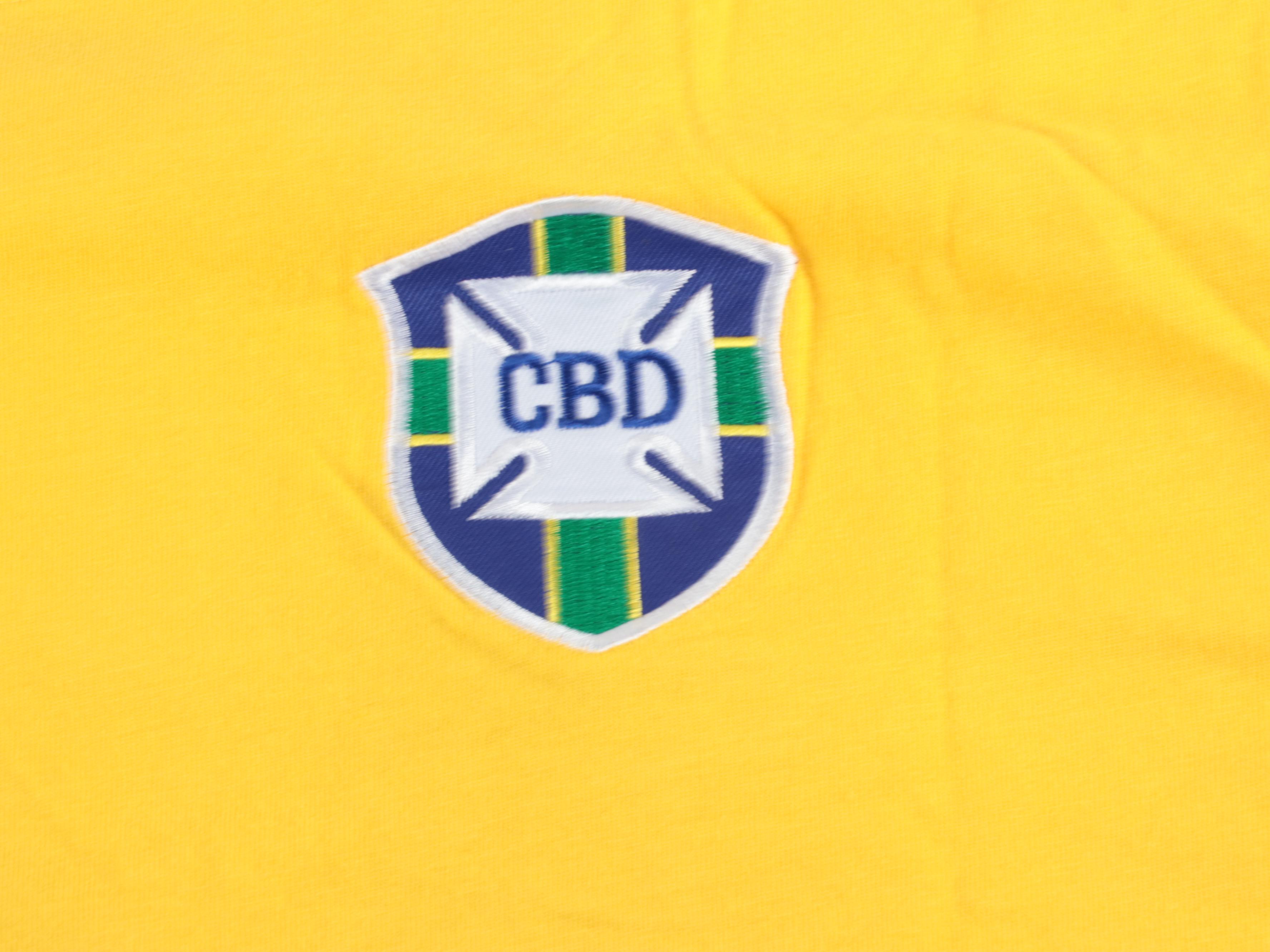 Brazilian National Team Pelé #10 Signed Soccer Jersey