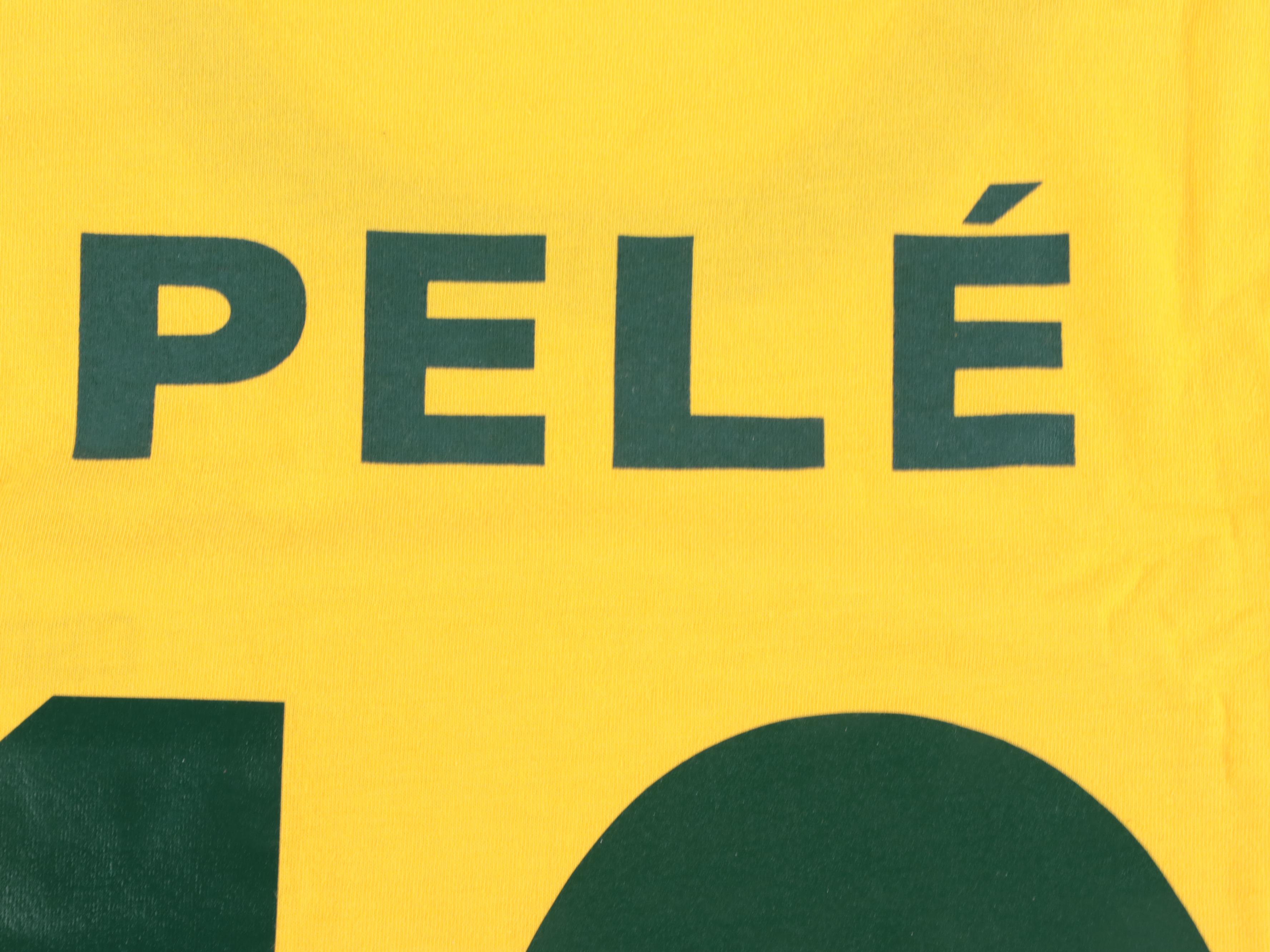 Brazilian National Team Pelé #10 Signed Soccer Jersey