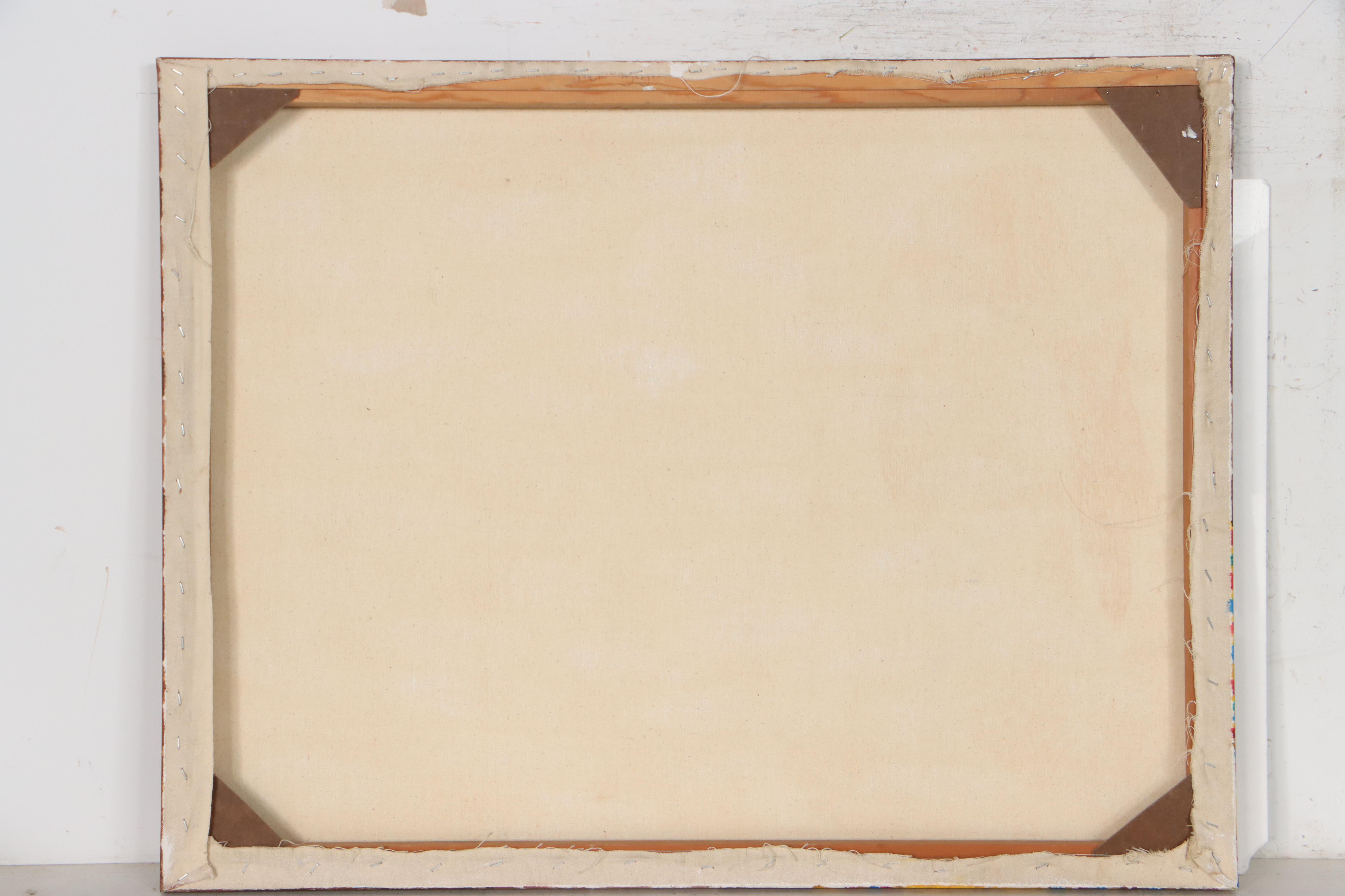 Acrylic Painting of a Man Drinking a Soda