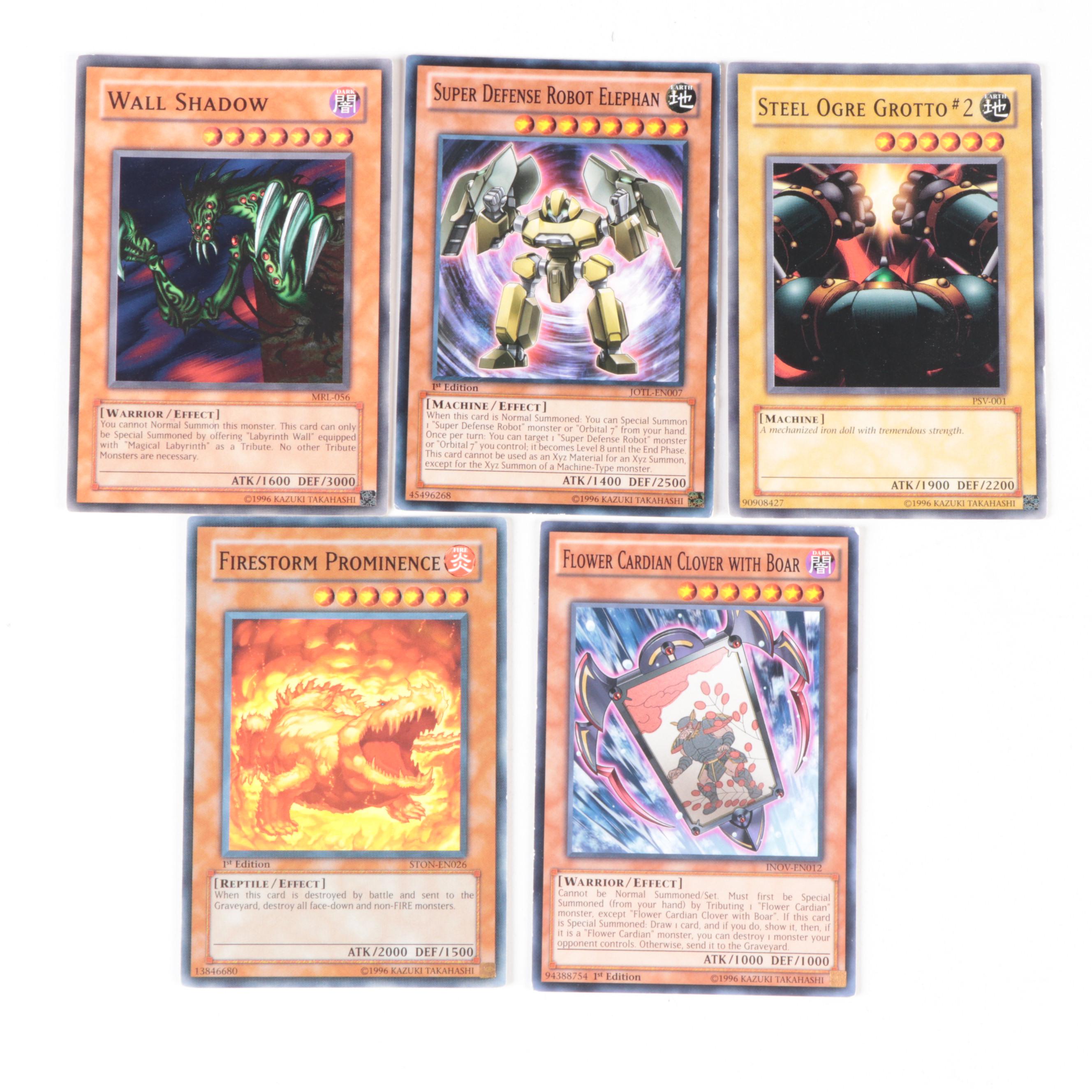 Yu-Gi-Oh! Trading Cards Including First Edition Skull Knight and More, 1990s
