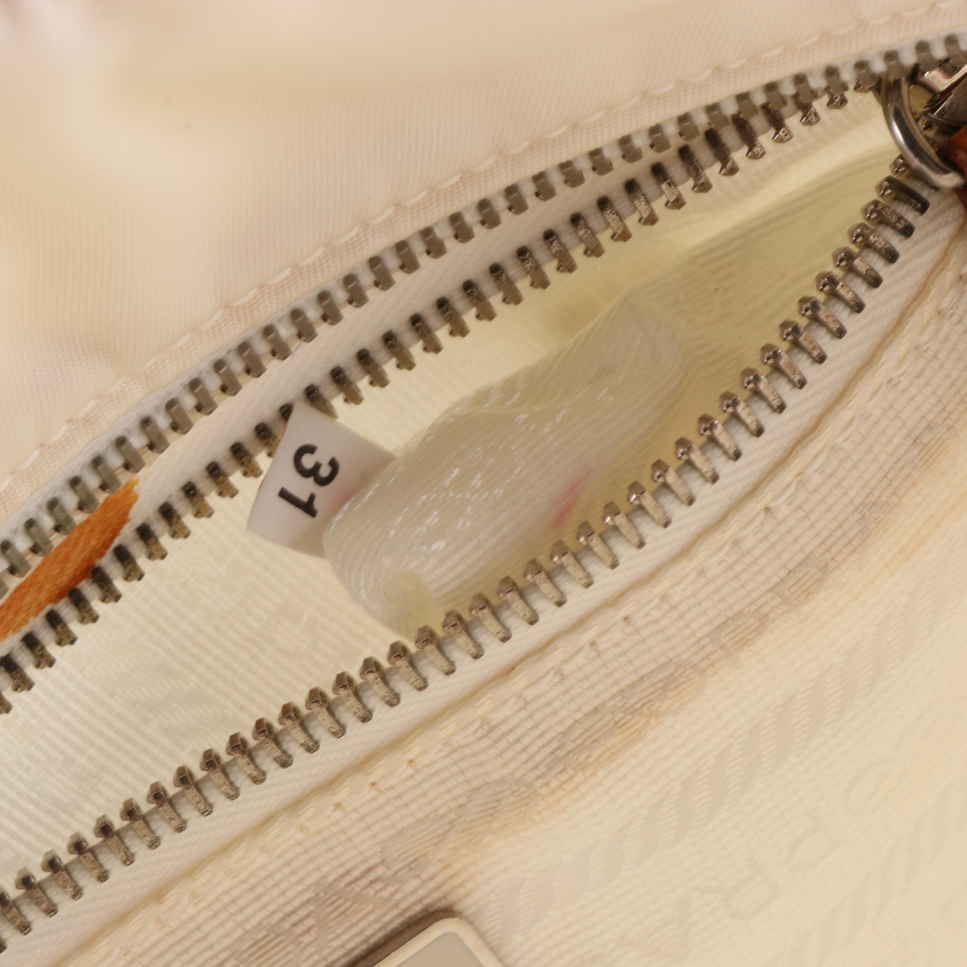 Prada Zip Top Handbag in Tessuto Nylon with Leather