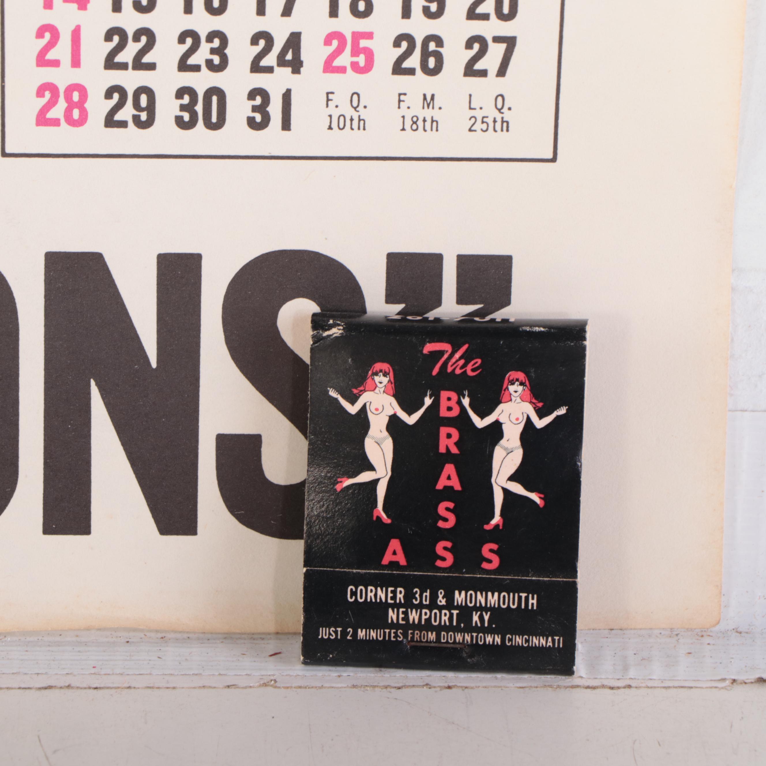 1975 Pinup Calendar Featuring Chesty Morgan "Deadly Weapons"