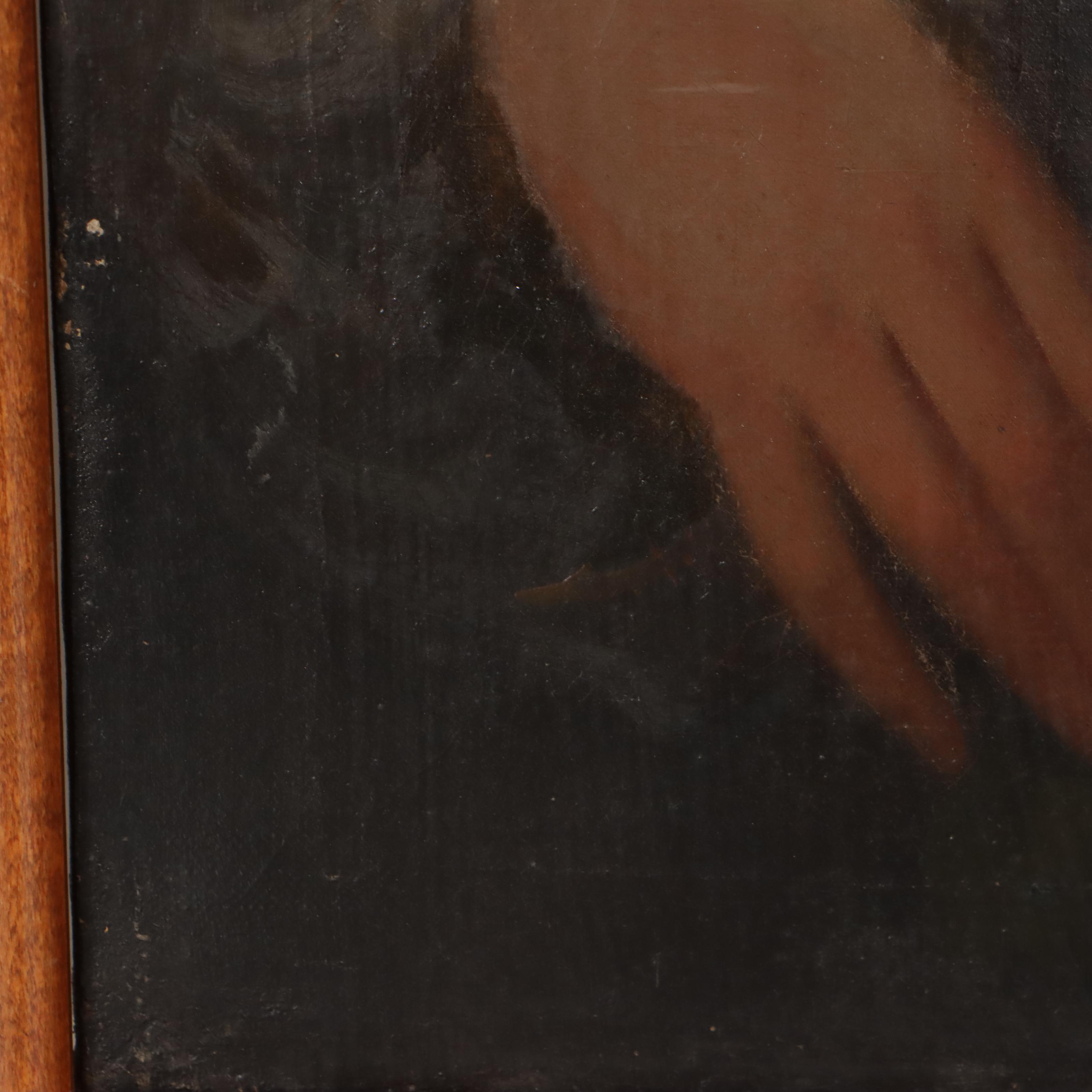 Portrait Oil Painting Attributed to Gainsborough Dupont