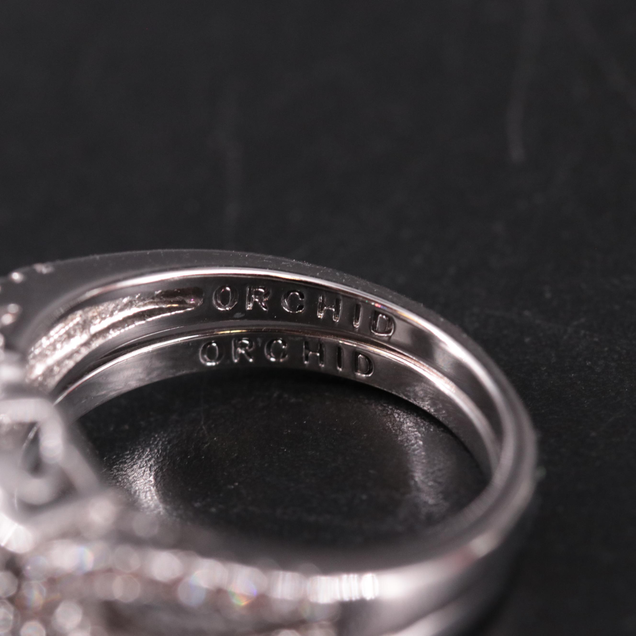 Cubic Zirconia Ring and Enhancer Band