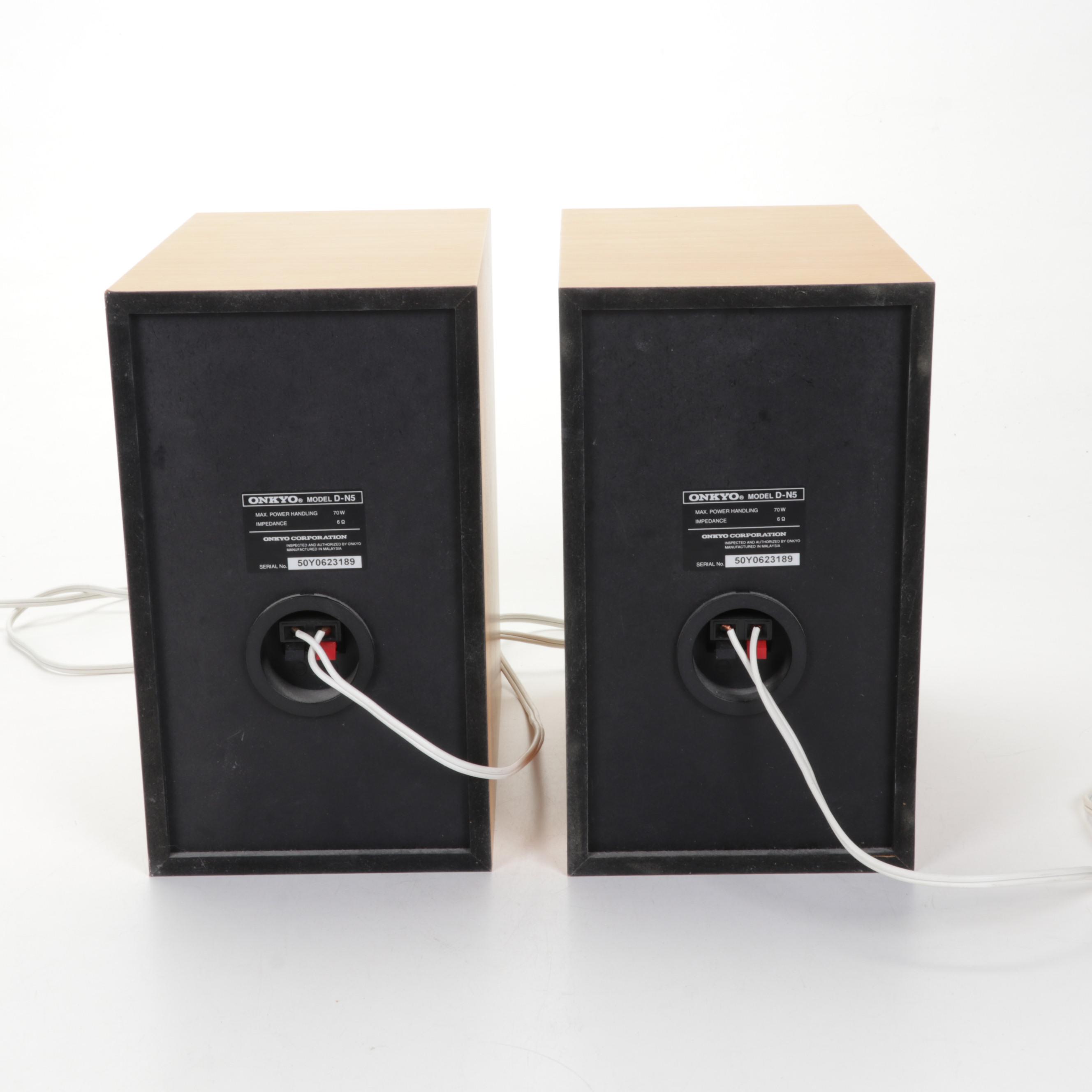 Onkyo "CR-305X" CD Receiver with Pair of Speakers