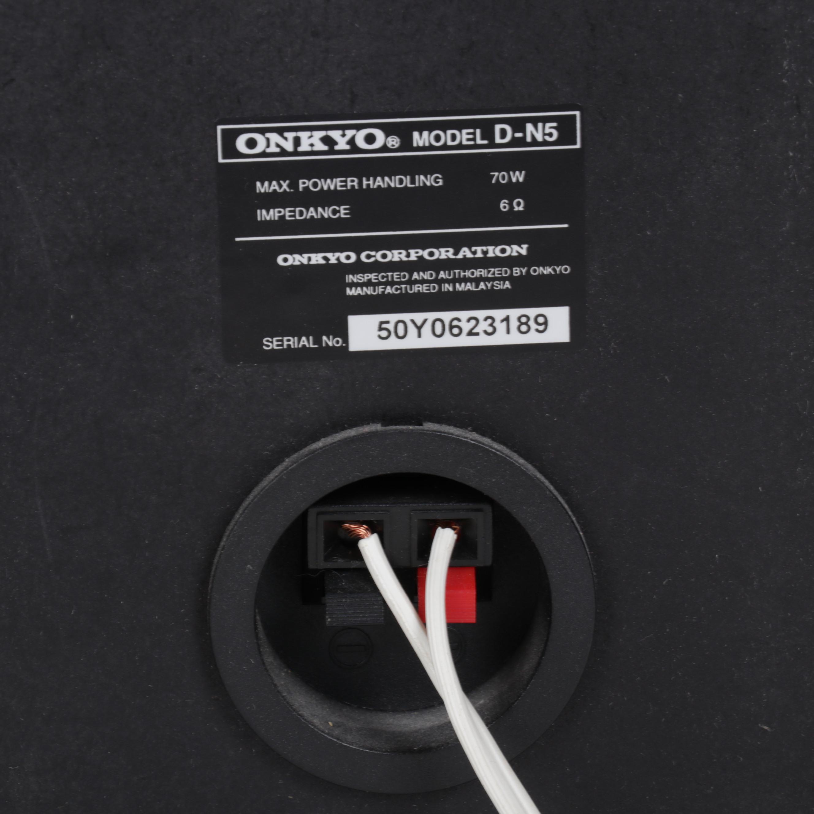 Onkyo "CR-305X" CD Receiver with Pair of Speakers