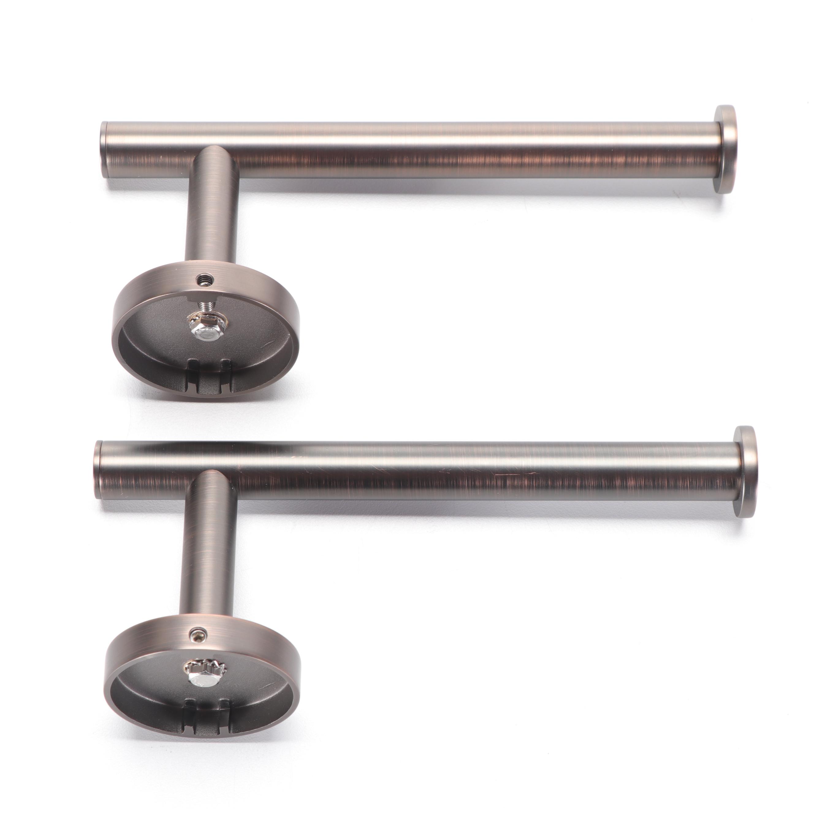 White Wood Framed Vanity Mirror with Oil Rubbed Bronze Finish Bathroom Fixtures