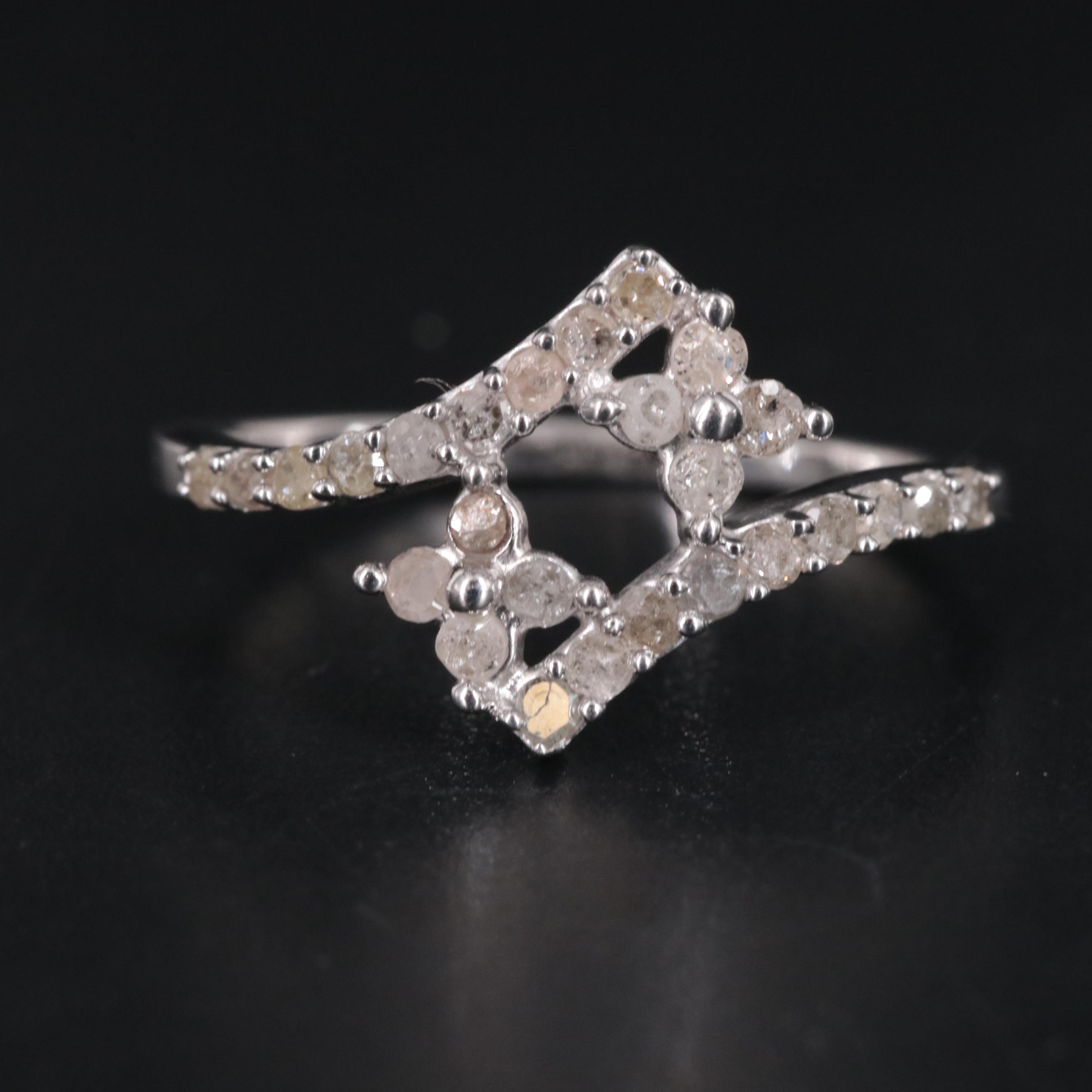 Gemstone Flower Ring