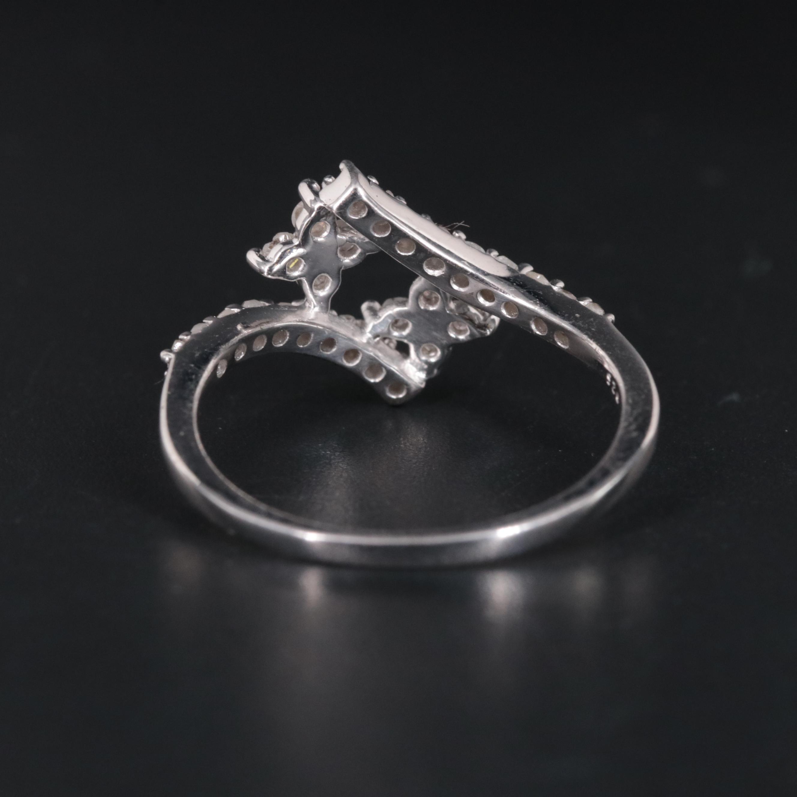 Gemstone Flower Ring