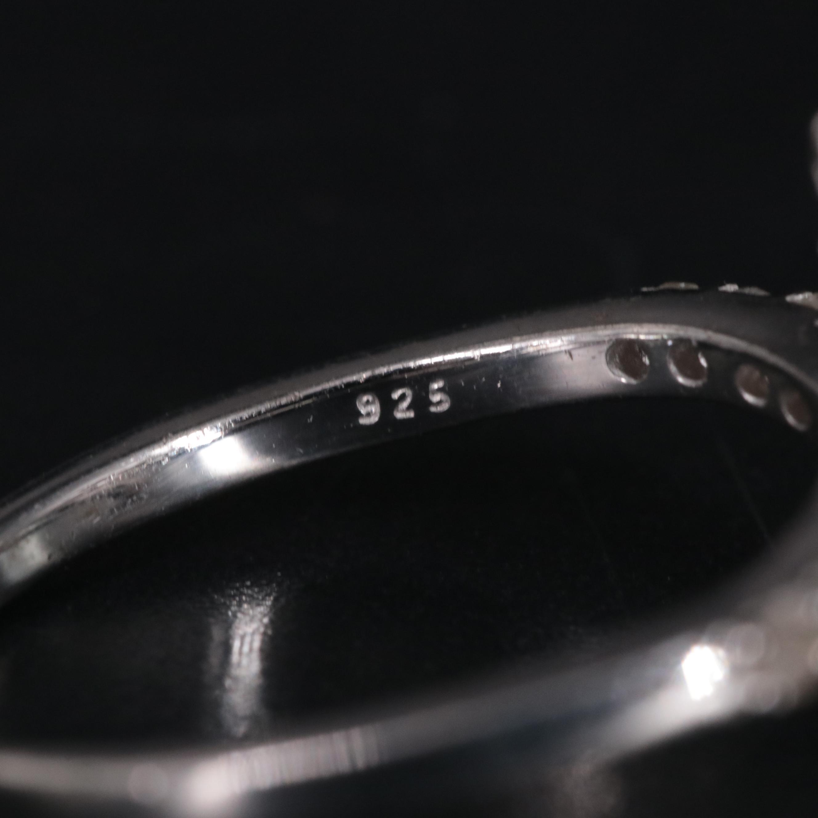 Gemstone Flower Ring