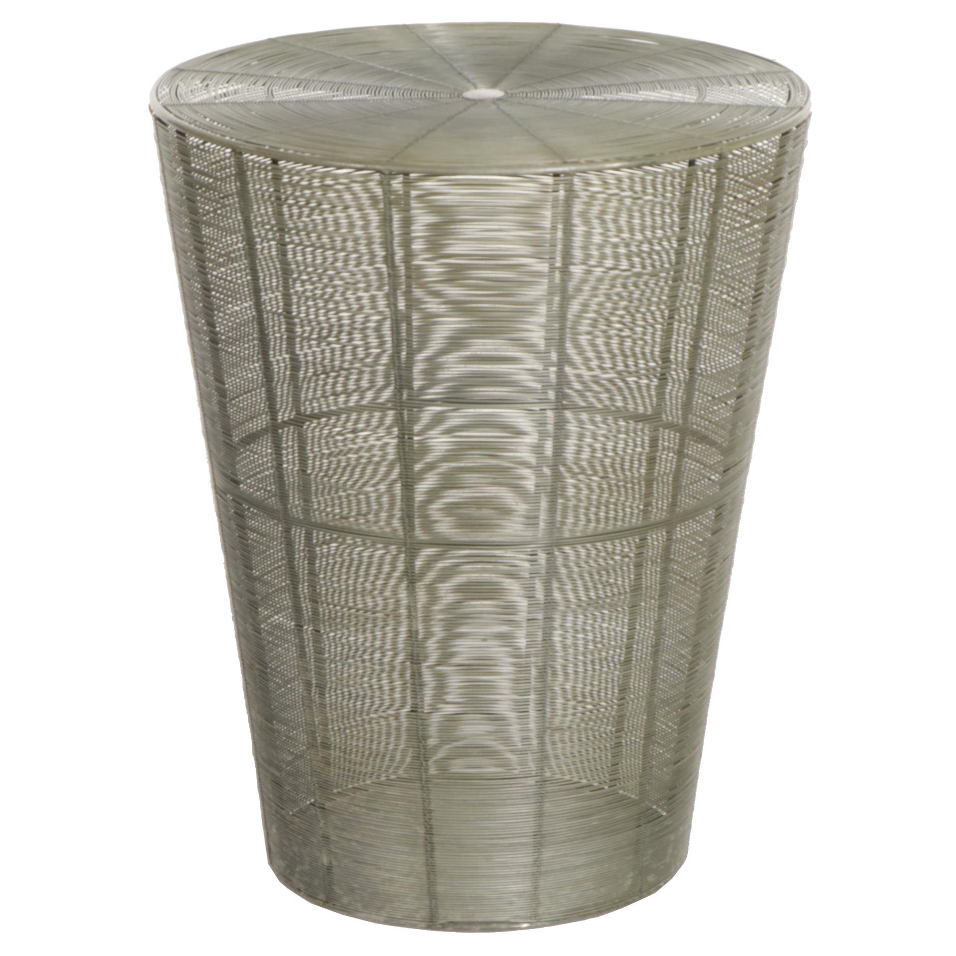 Arteriors Metal Wire Basket Style Side Table