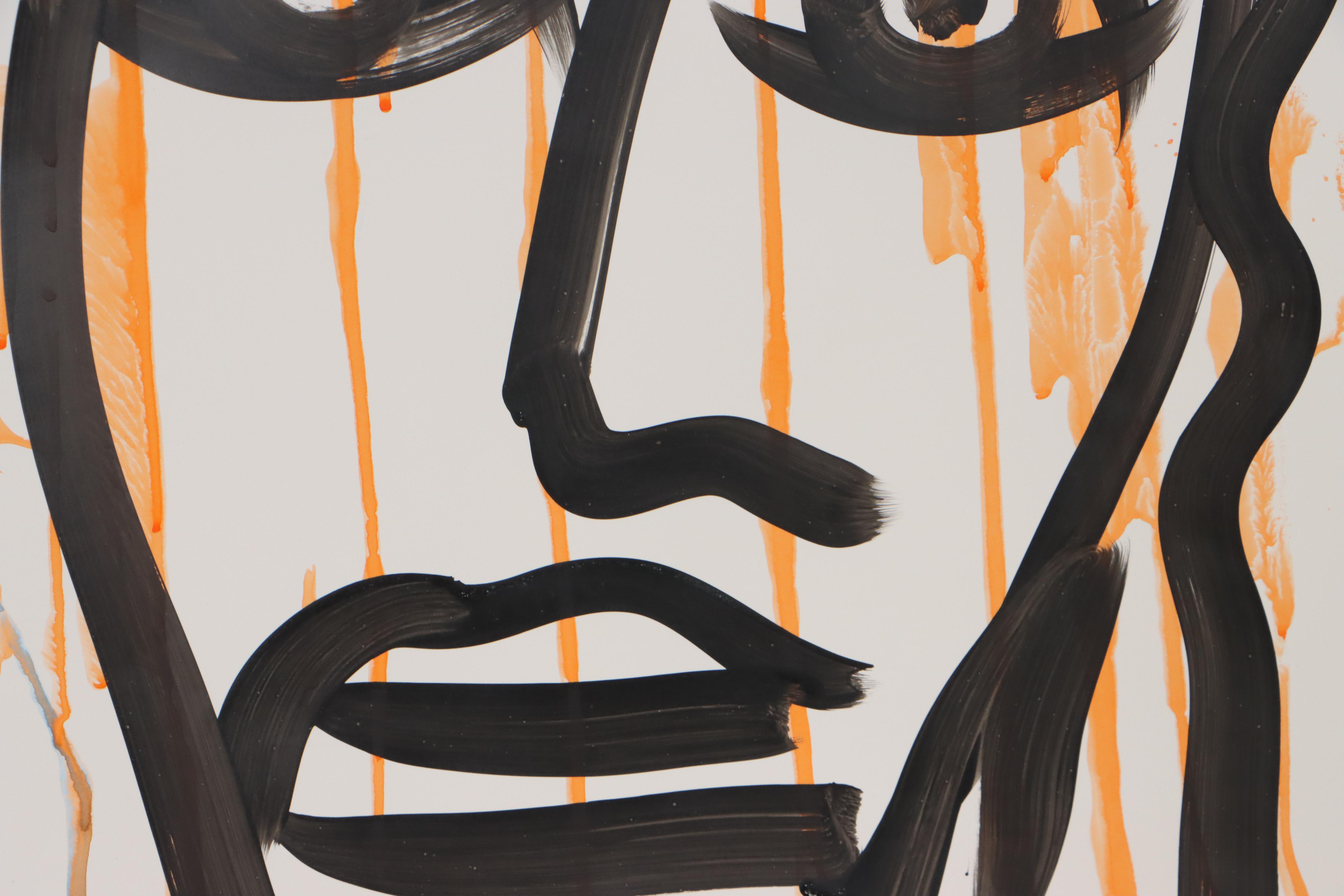 Peter Keil Abstract Acrylic Portrait