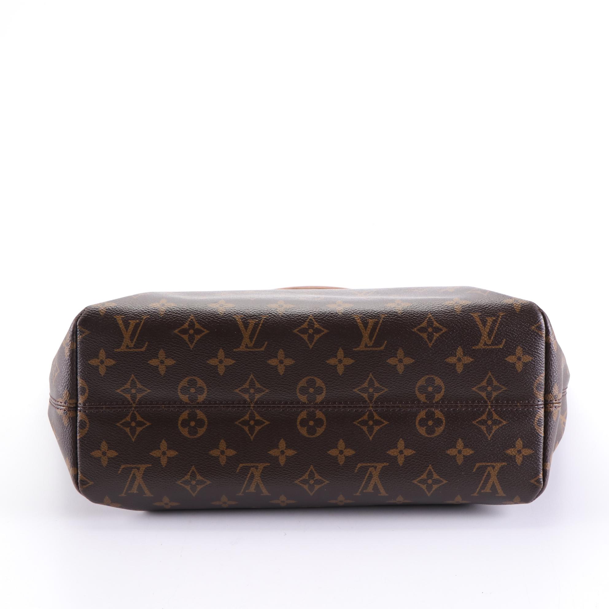 Louis Vuitton Raspail PM Shoulder Tote in Monogram Canvas and Vachetta Leather