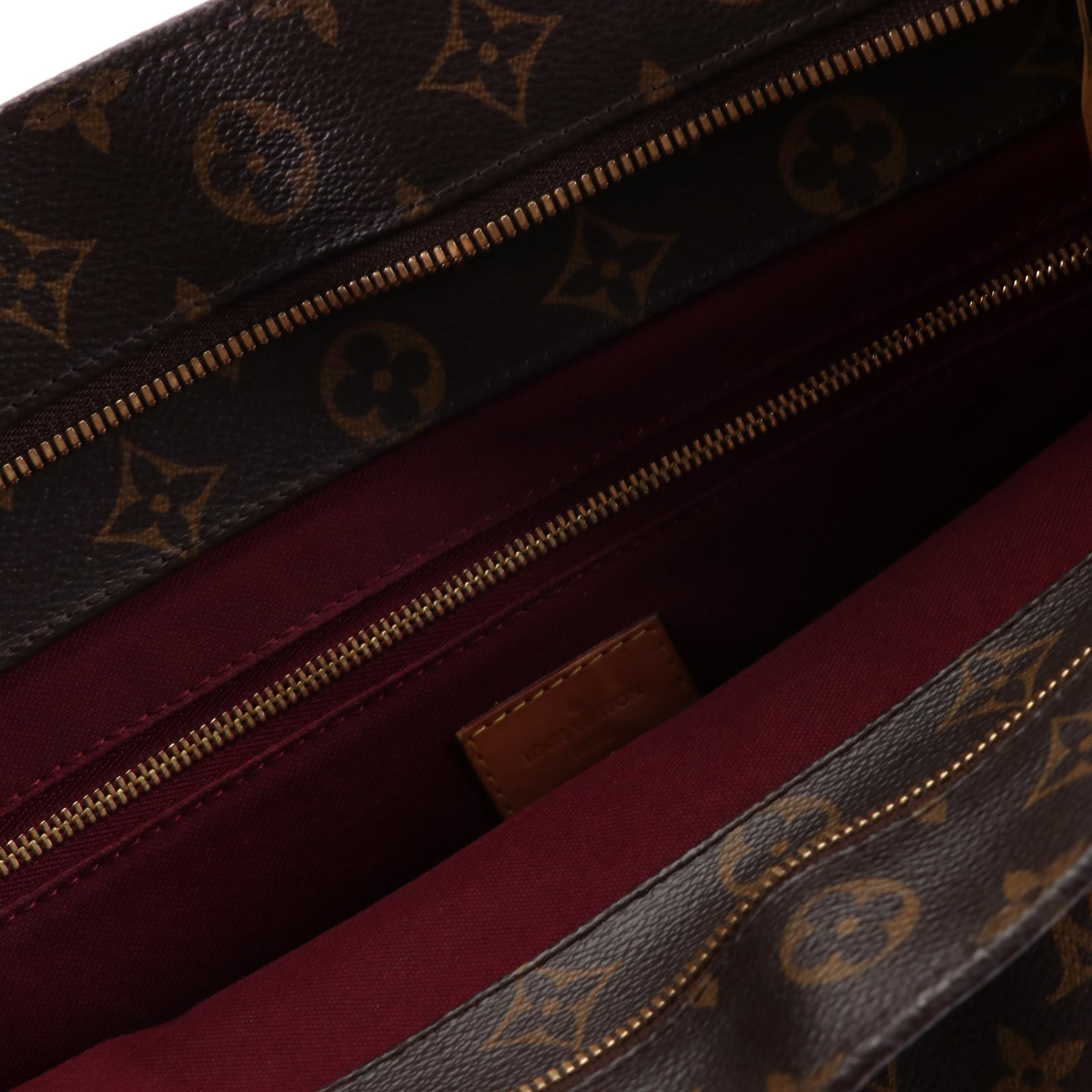 Louis Vuitton Raspail PM Shoulder Tote in Monogram Canvas and Vachetta Leather