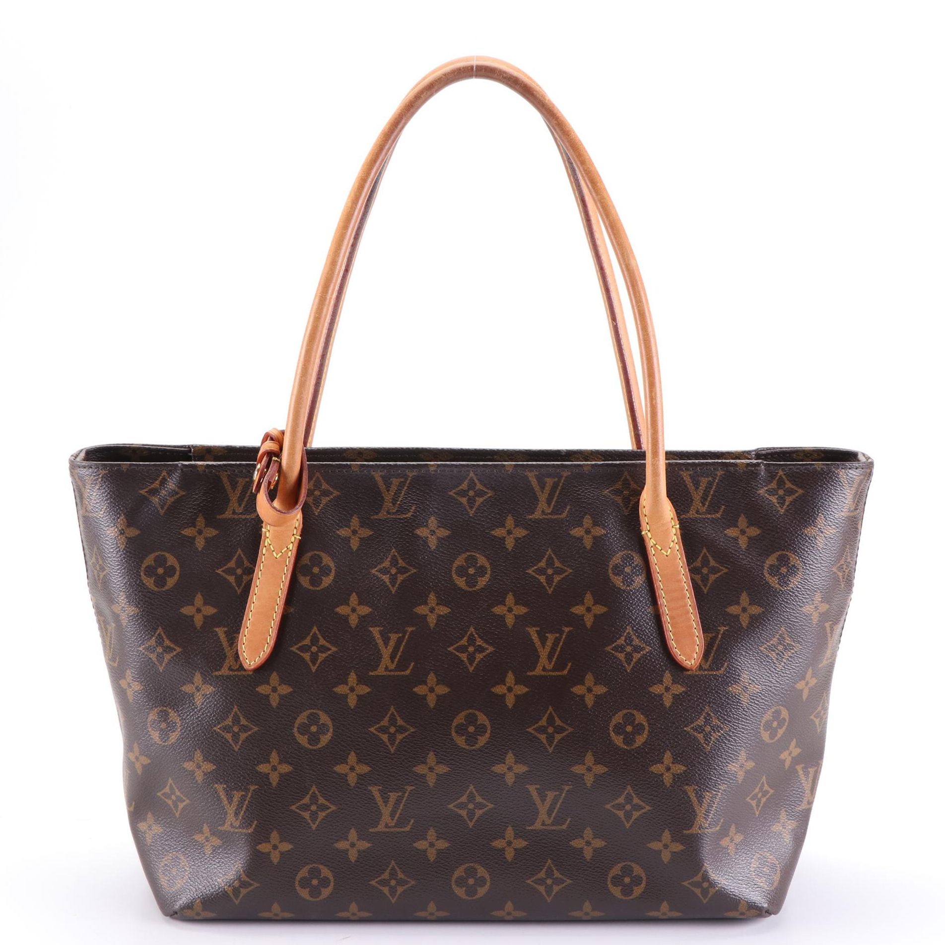 Louis Vuitton Raspail PM Shoulder Tote in Monogram Canvas and Vachetta Leather
