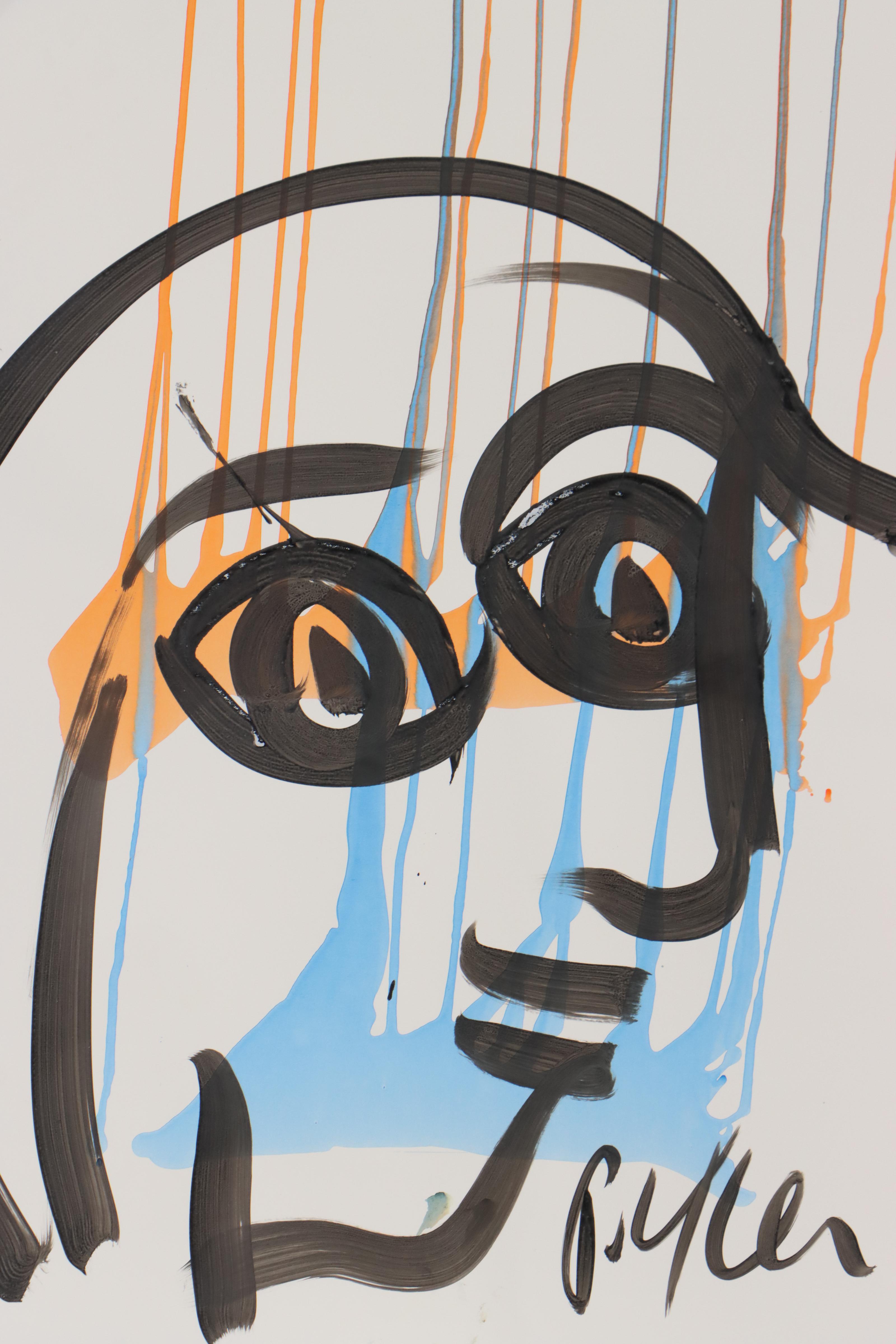 Peter Keil Abstract Acrylic Portrait