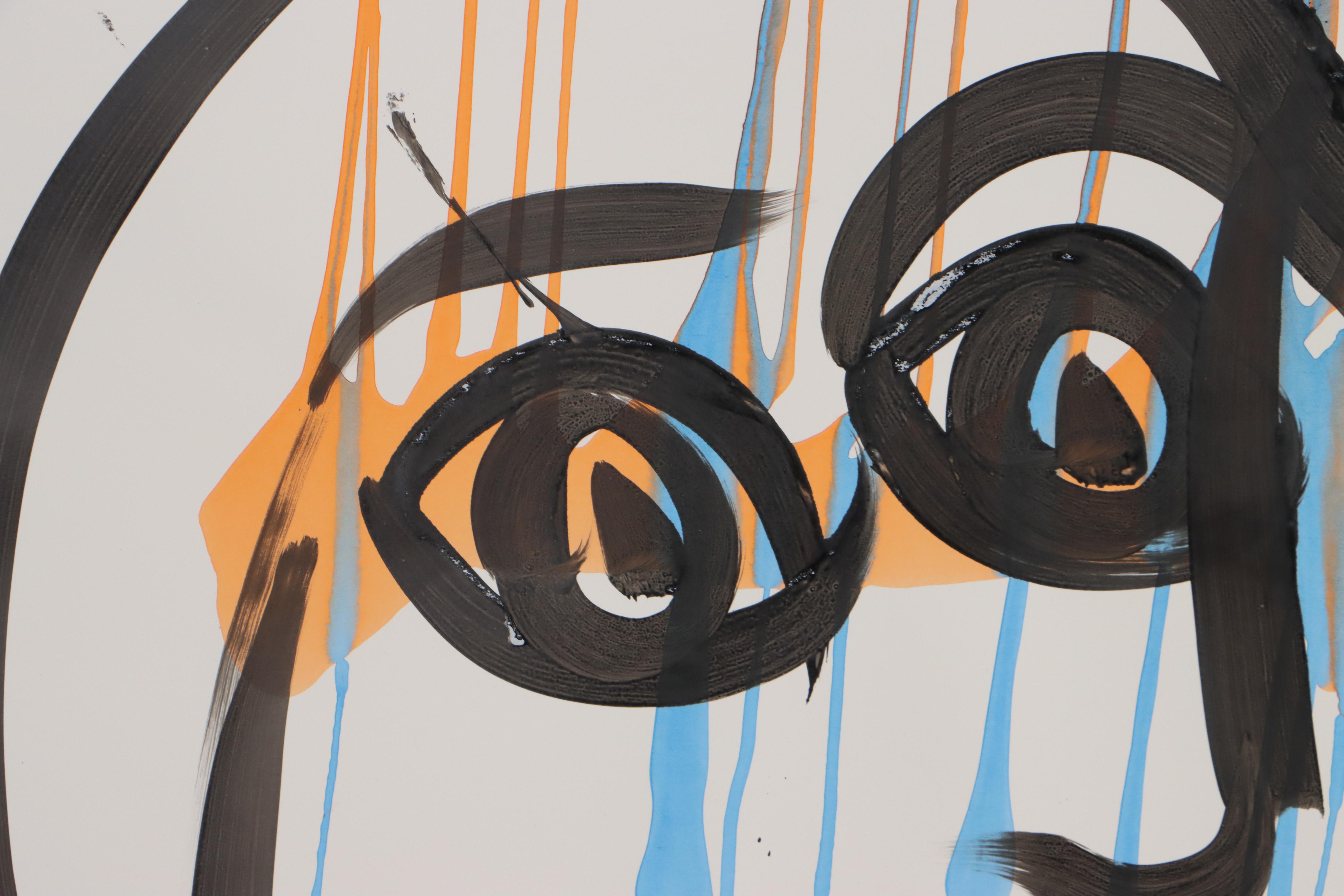 Peter Keil Abstract Acrylic Portrait