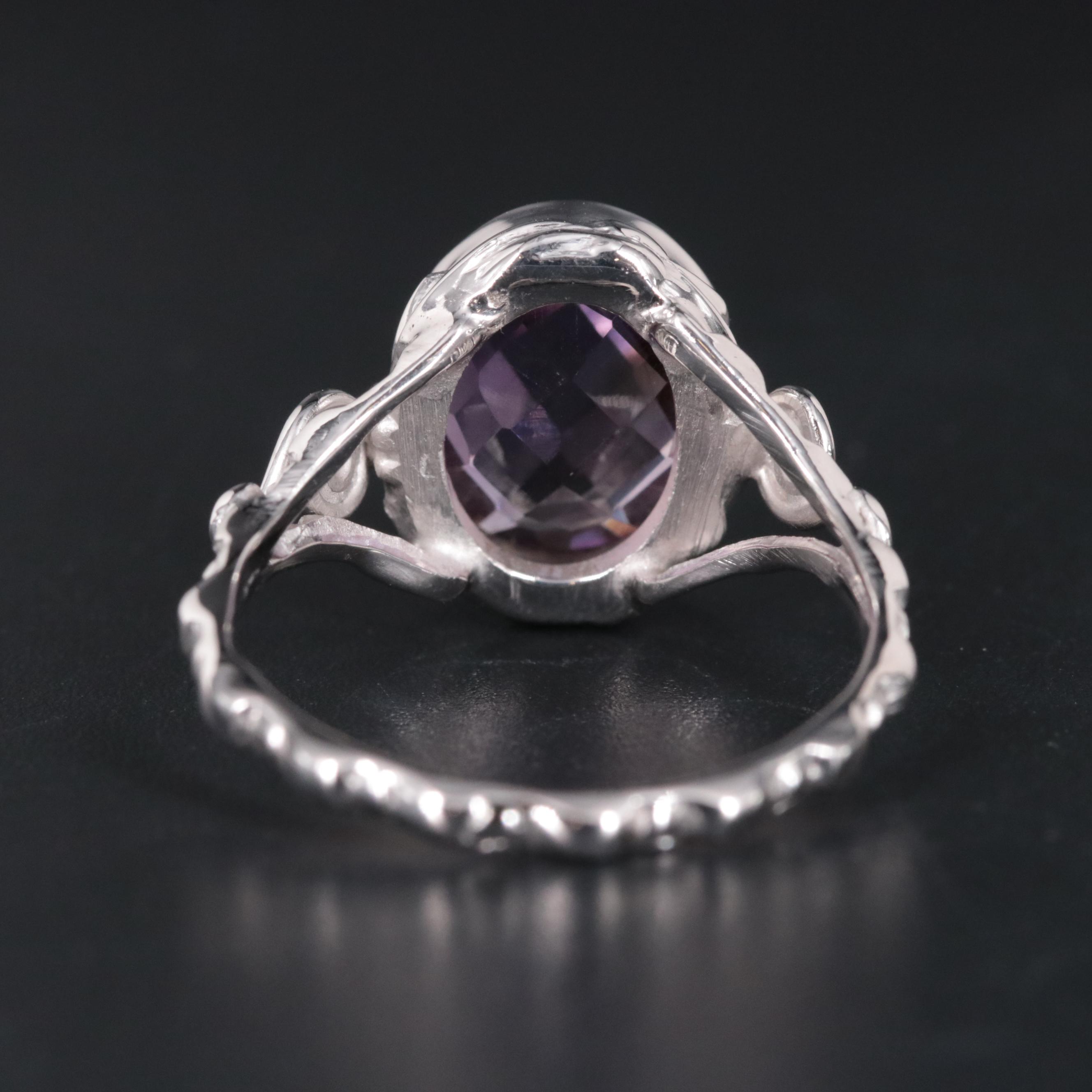 Sterling Silver Amethyst Ring