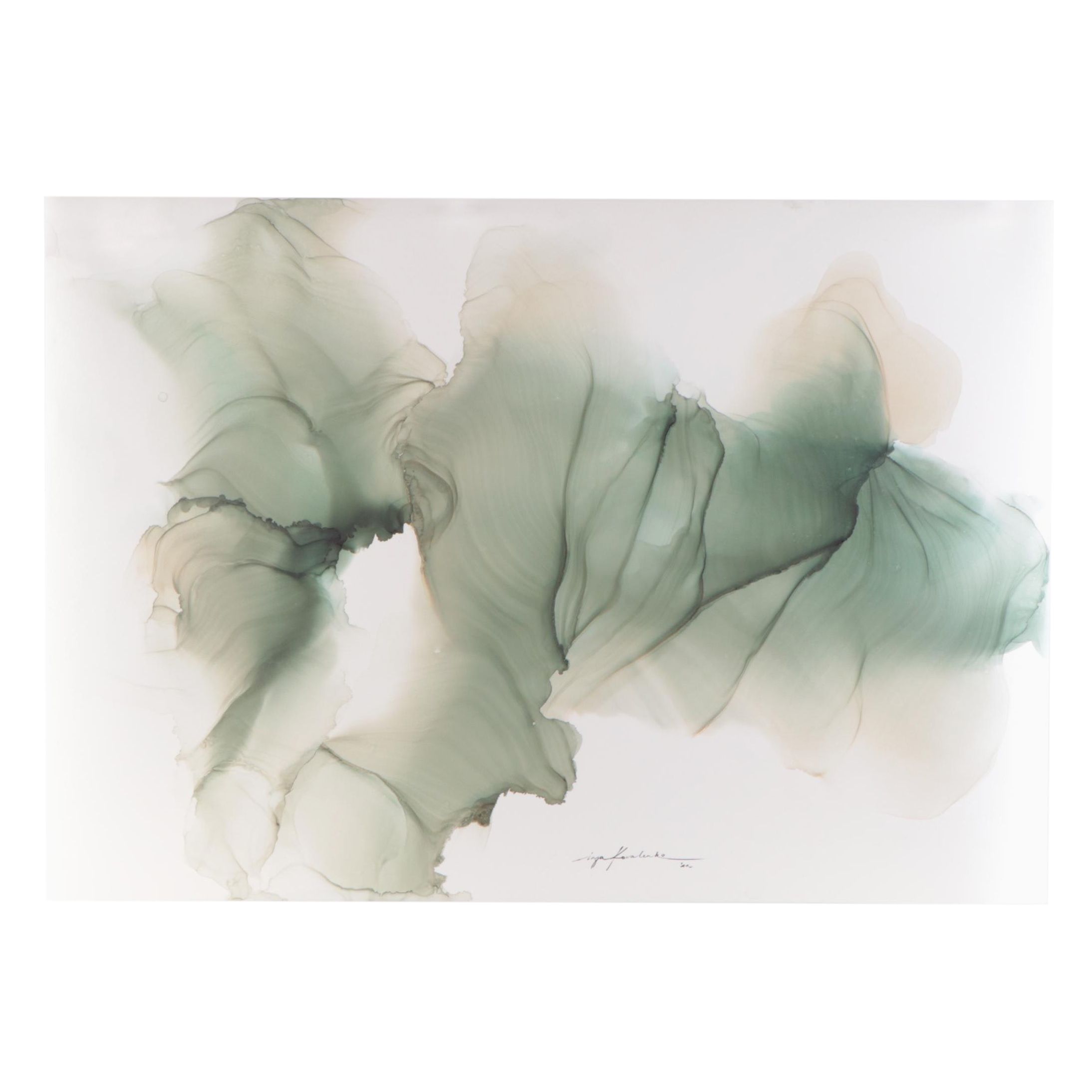 Inga Kovalenko Abstract Ink Painting, 2022