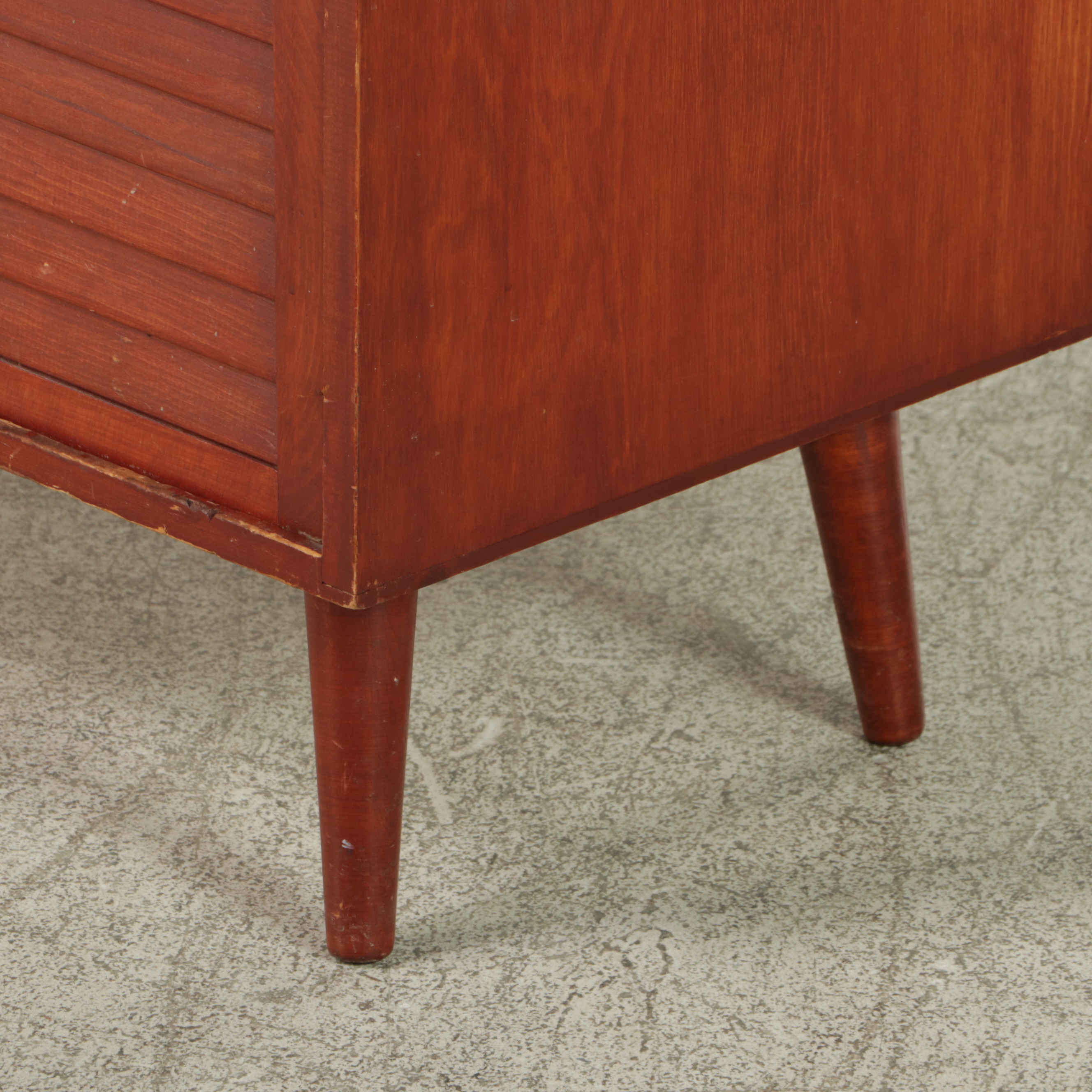 S.J. Bailey & Sons Inc. "Mastercraft" Mid Century Modern Pine Side Cabinet